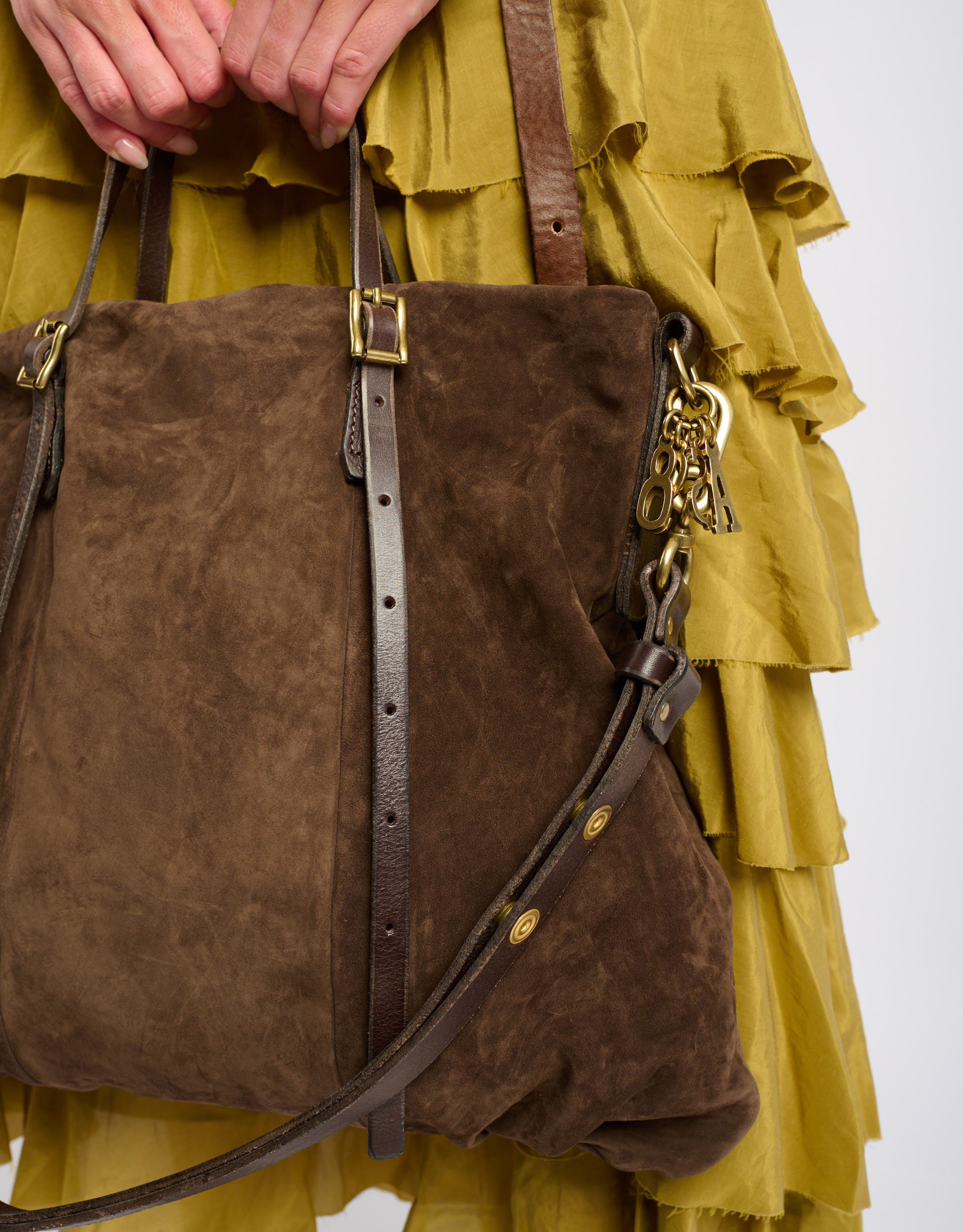 נעלי נשים - A.S. 98 - תיק צד מעור CIANNA - חום כהה3