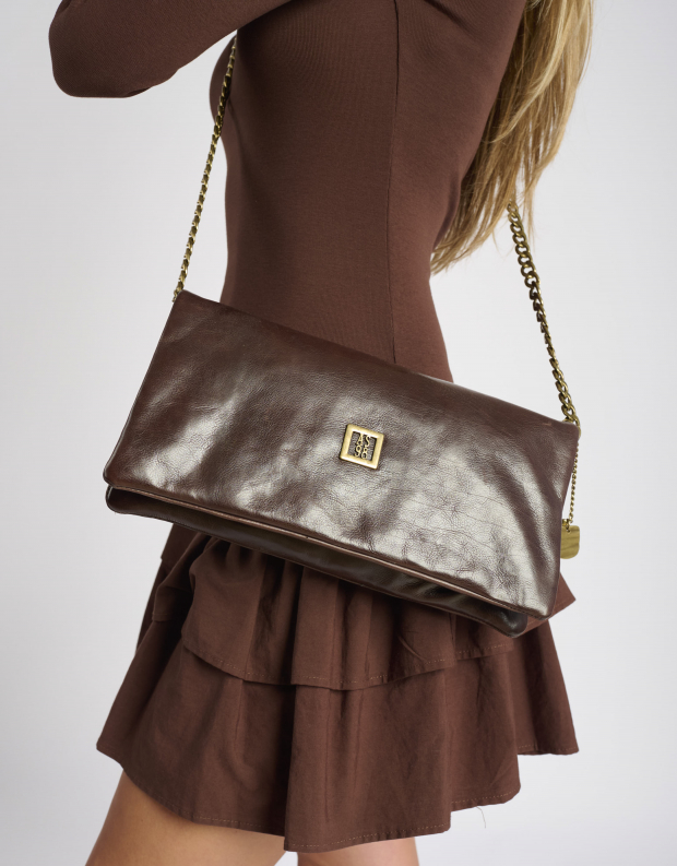 נעלי נשים - A.S. 98 - תיק צד MARIA - חום כהה