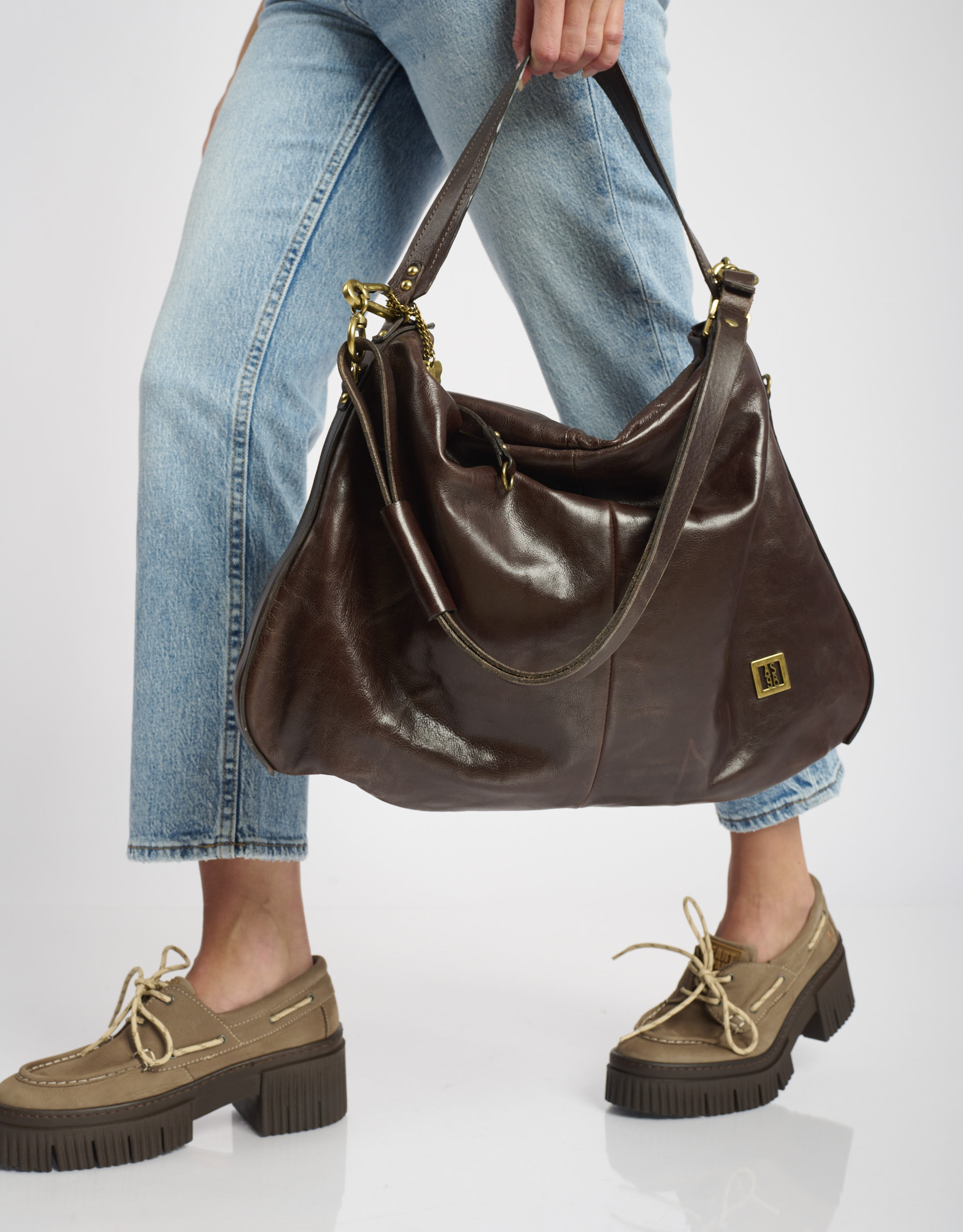 נעלי נשים - A.S. 98 - תיק צד EMMA - חום כהה1