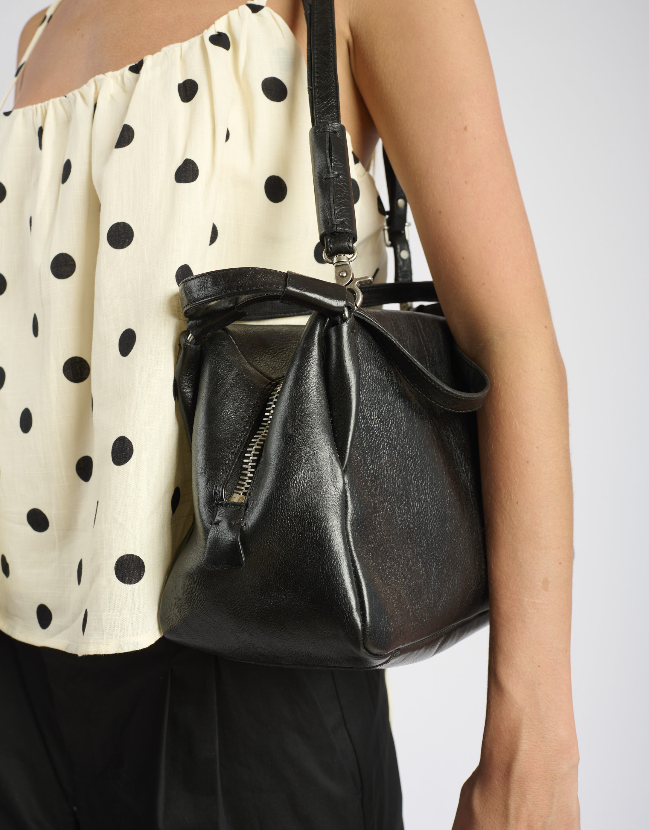 נעלי נשים - A.S. 98 - תיק צד BIANCA - שחור2