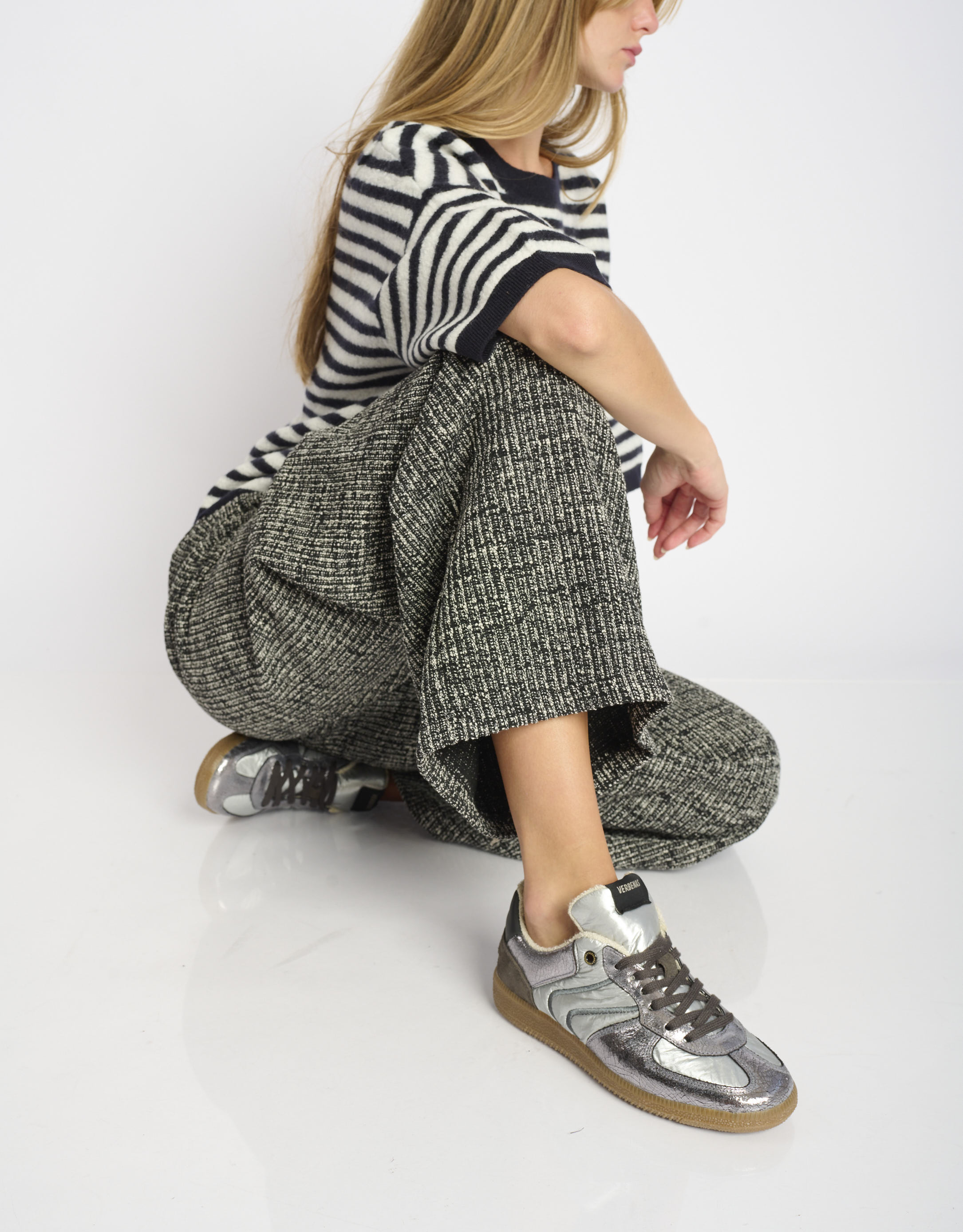 נעלי נשים - Verbenas - סניקרס SORA SKAT - כסף1