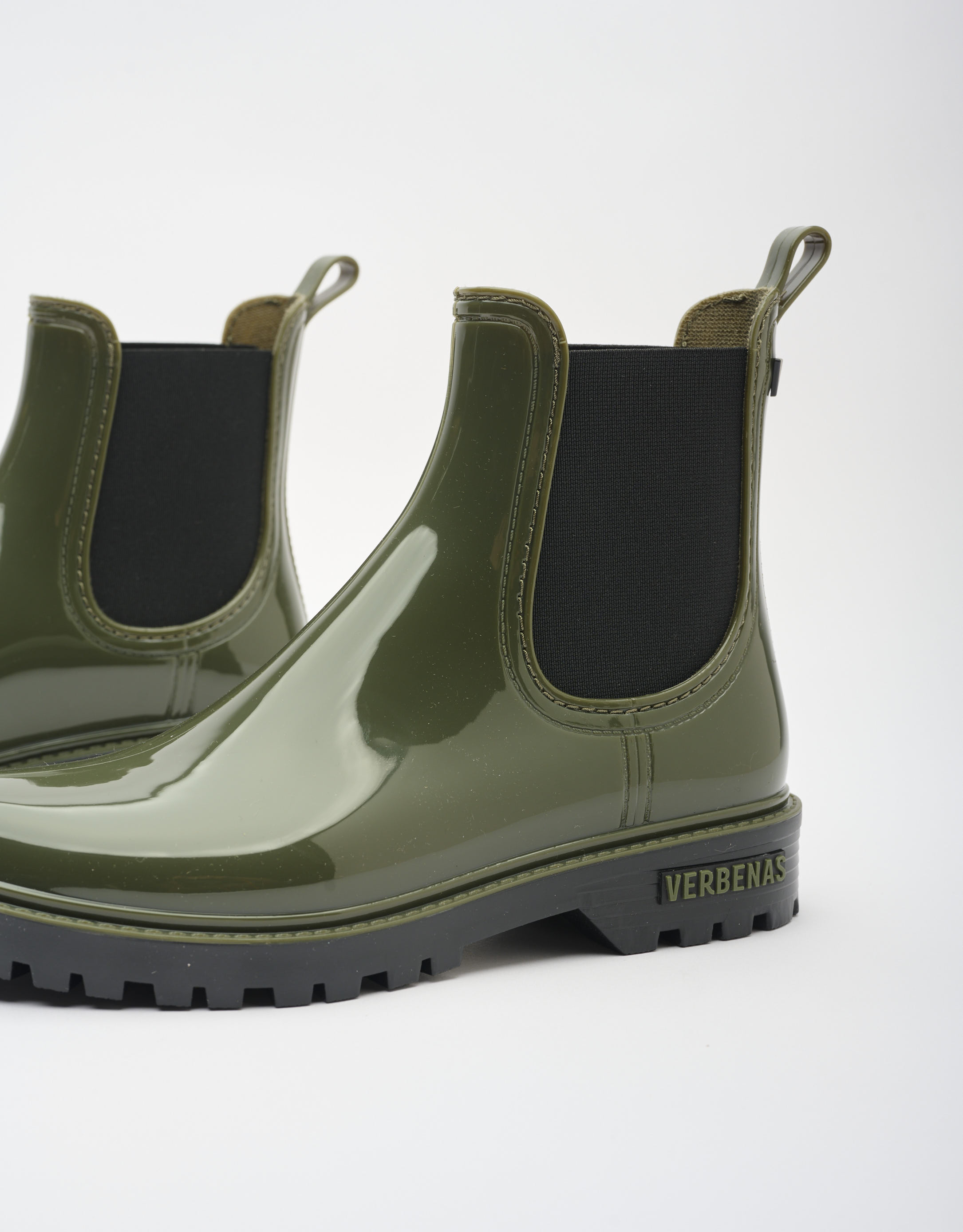 נעלי נשים - Verbenas - מגפוני גומי GAUDI לק - חאקי2