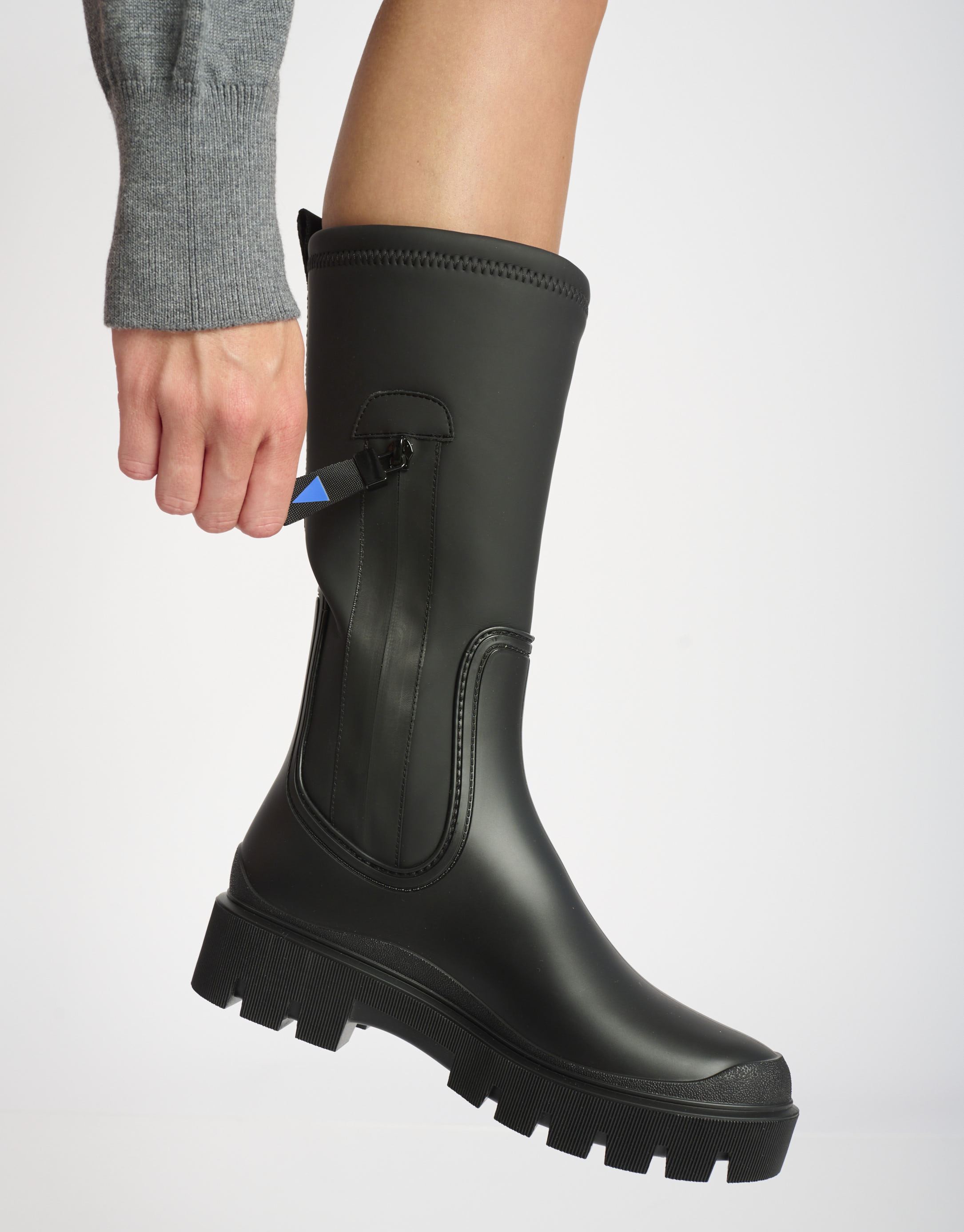 נעלי נשים - Verbenas - מגפי גומי MIZU - שחור4