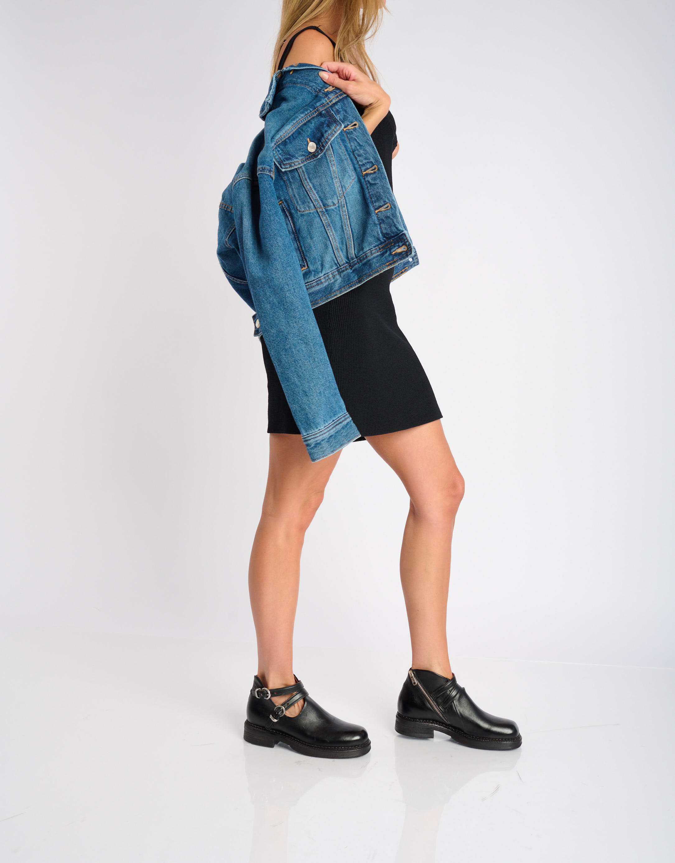 נעלי נשים - A.S. 98 - נעליים גבוהות VIRGINE - שחור1