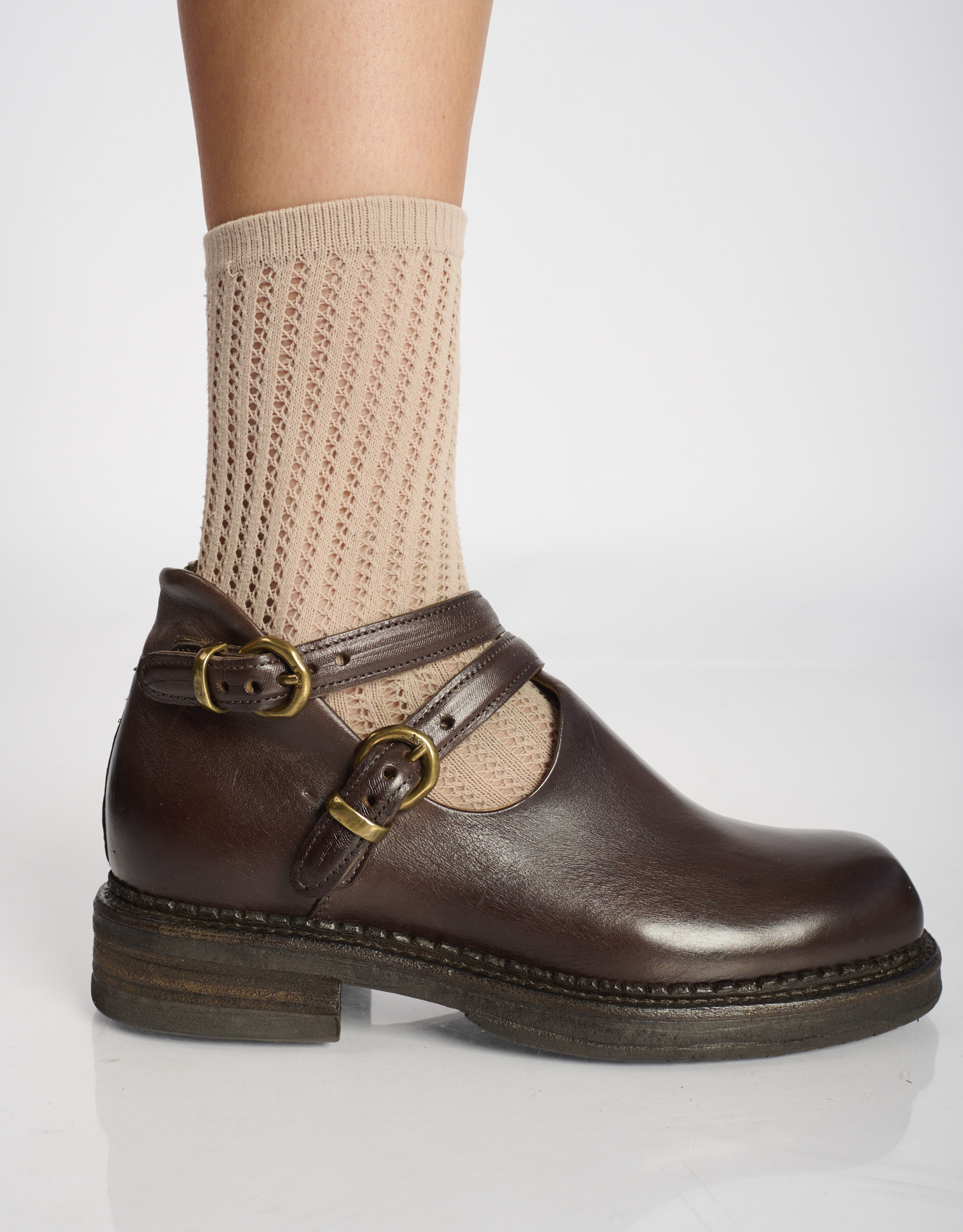 נעלי נשים - A.S. 98 - נעליים גבוהות VIRGINE - חום4