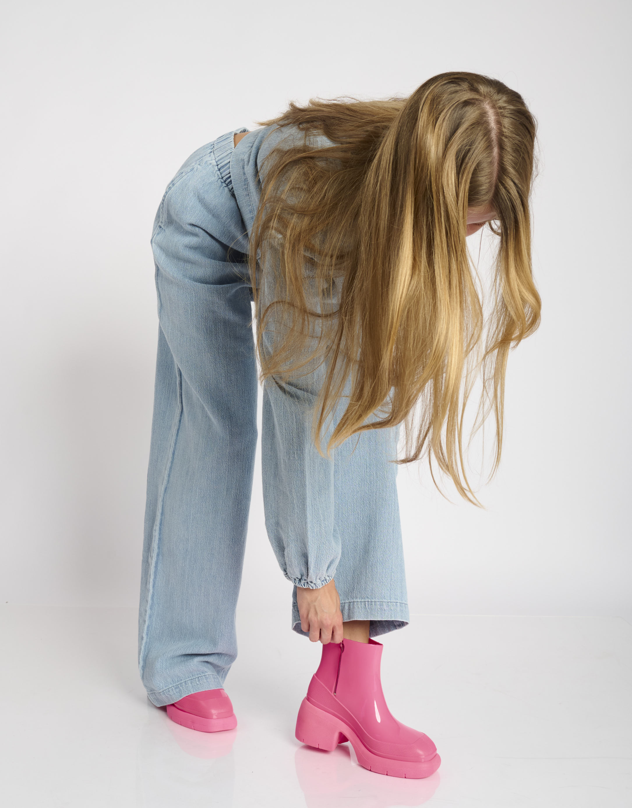 נעלי נשים - Voices - מגפוני גומי STROKE - פוקסיה1