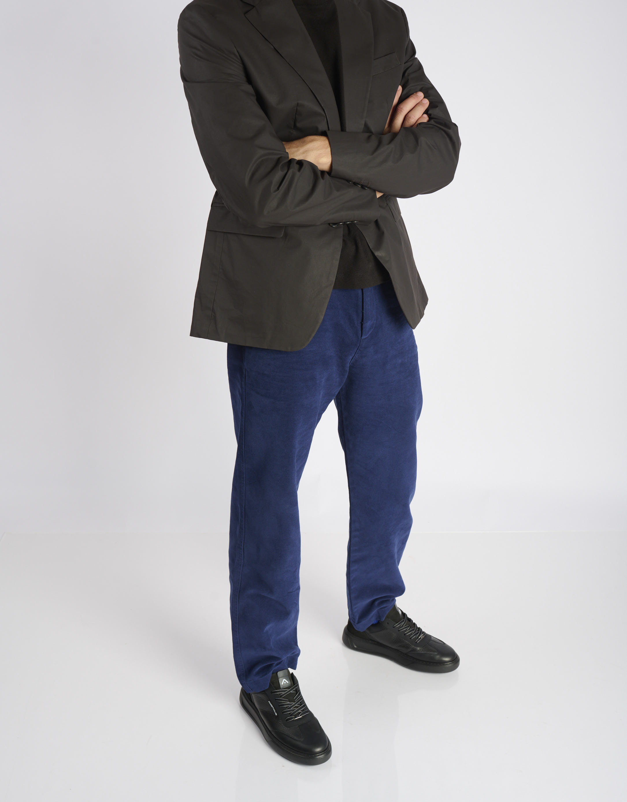 נעלי גברים - Ambitious - סניקרס עור KIT - שחור2