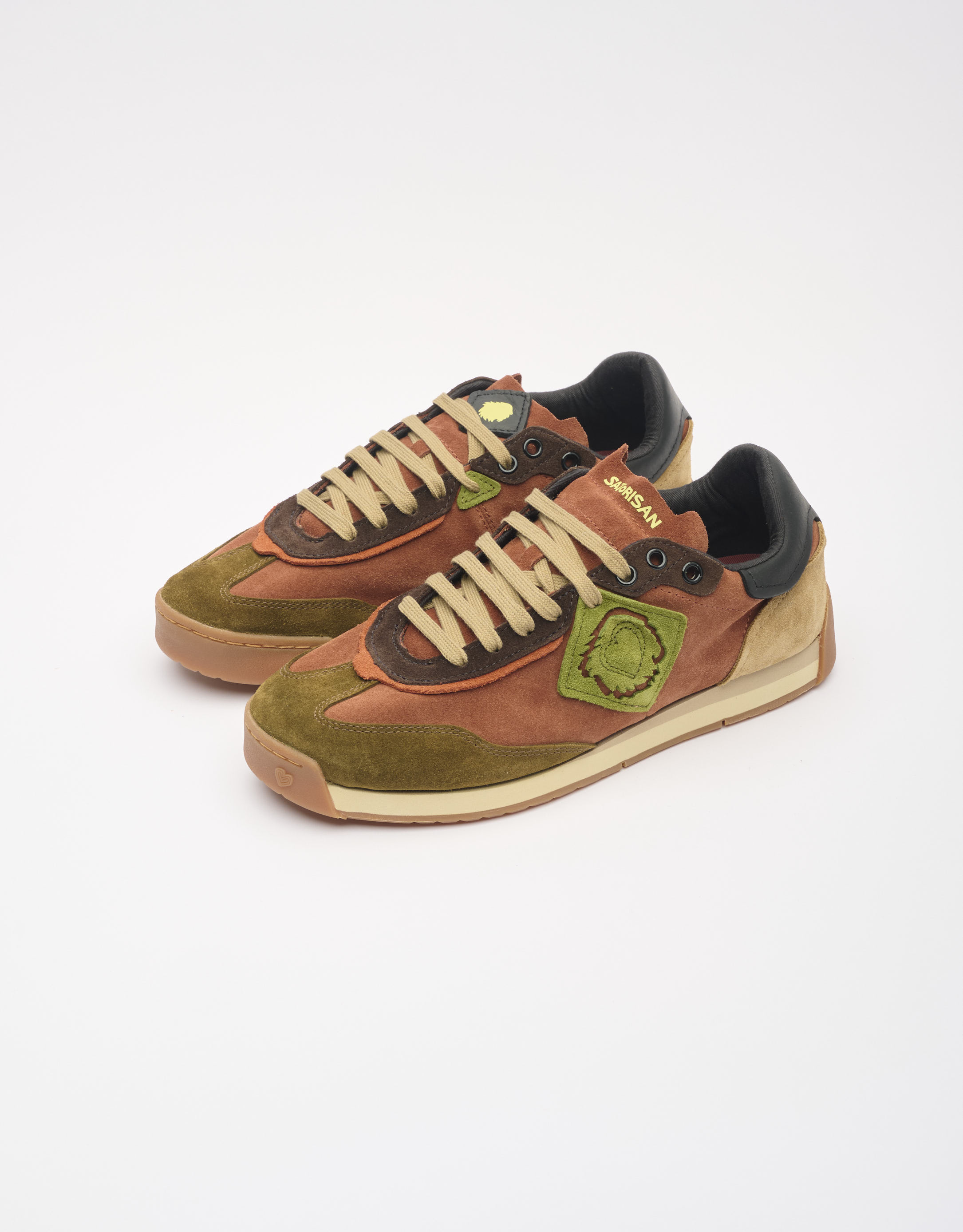 נעלי גברים - Satorisan - סניקרס זמש ENSO - חמרה1