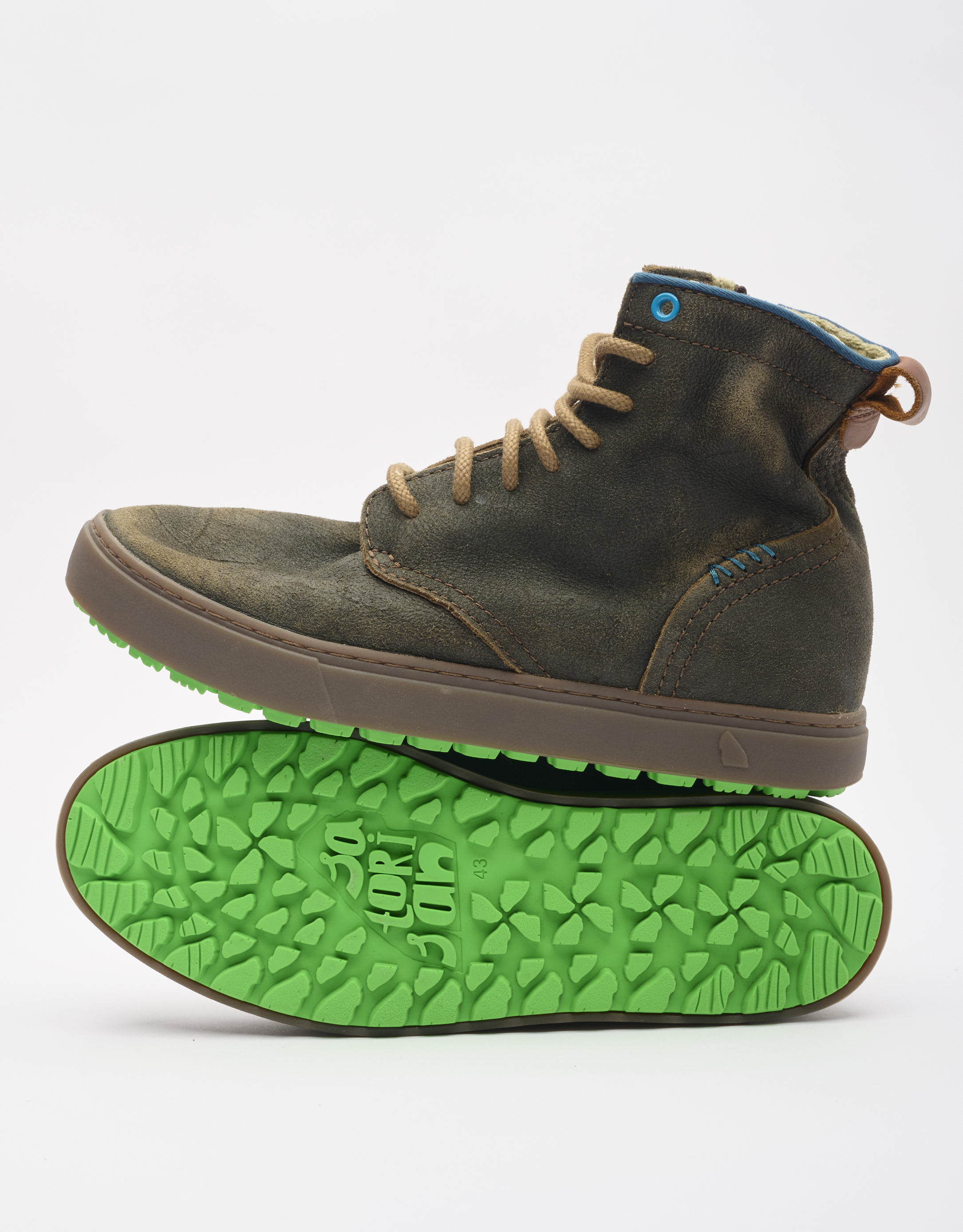 נעלי גברים - Satorisan - נעליים גבוהות HIDA - אבן2