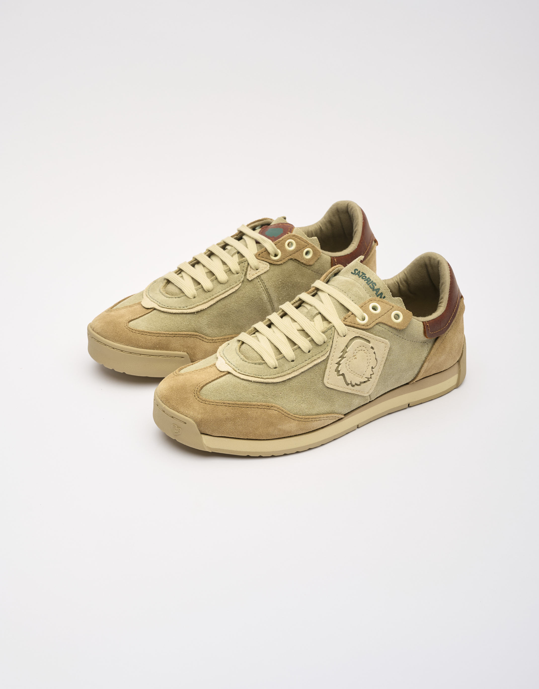 נעלי גברים - Satorisan - סניקרס זמש ENSO - אפור   בז'4