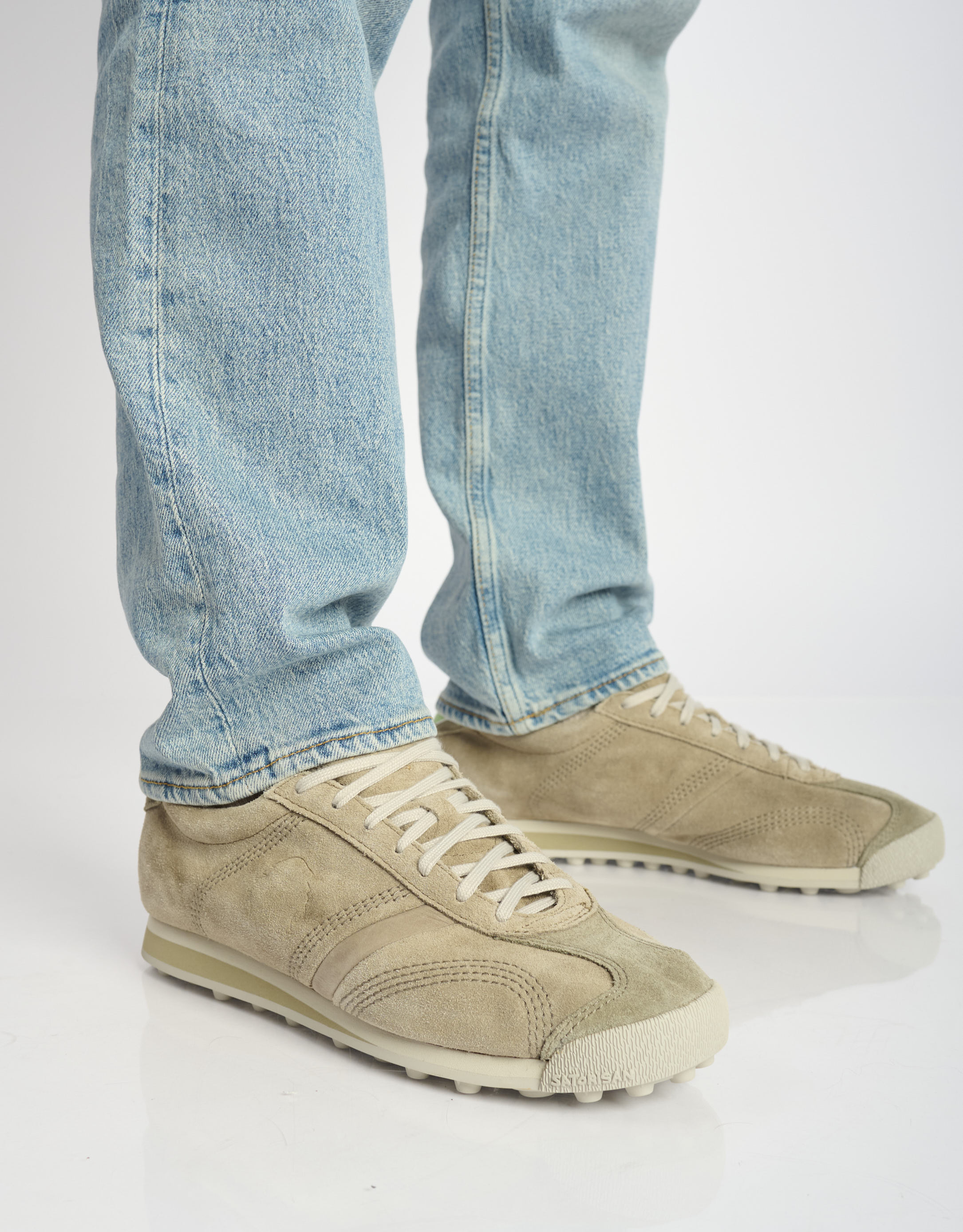 נעלי גברים - Satorisan - סניקרס זמש STARDUST - אפור חום4