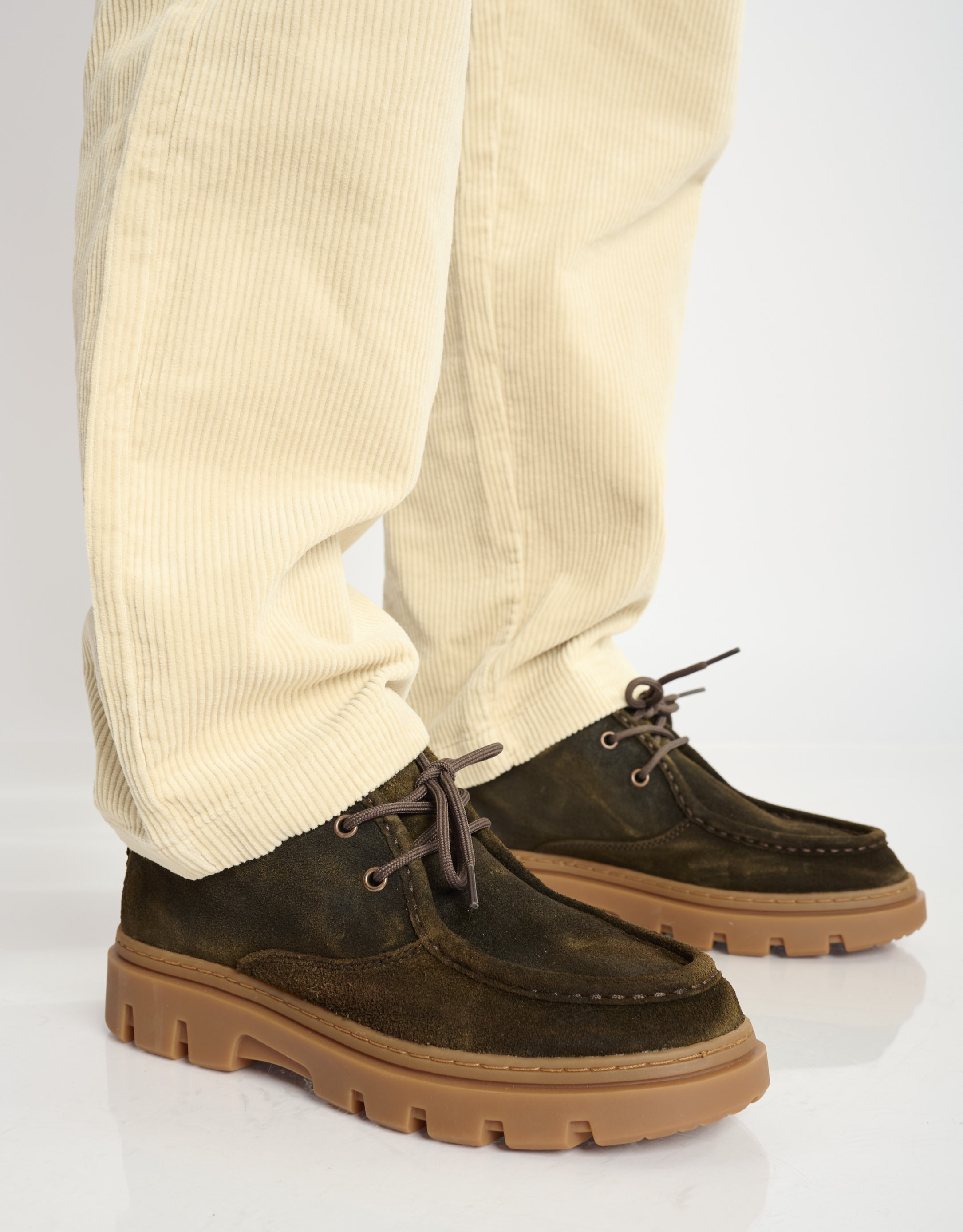 נעלי גברים - Satorisan - מוקסינים UNALOME WALLABY - חום4