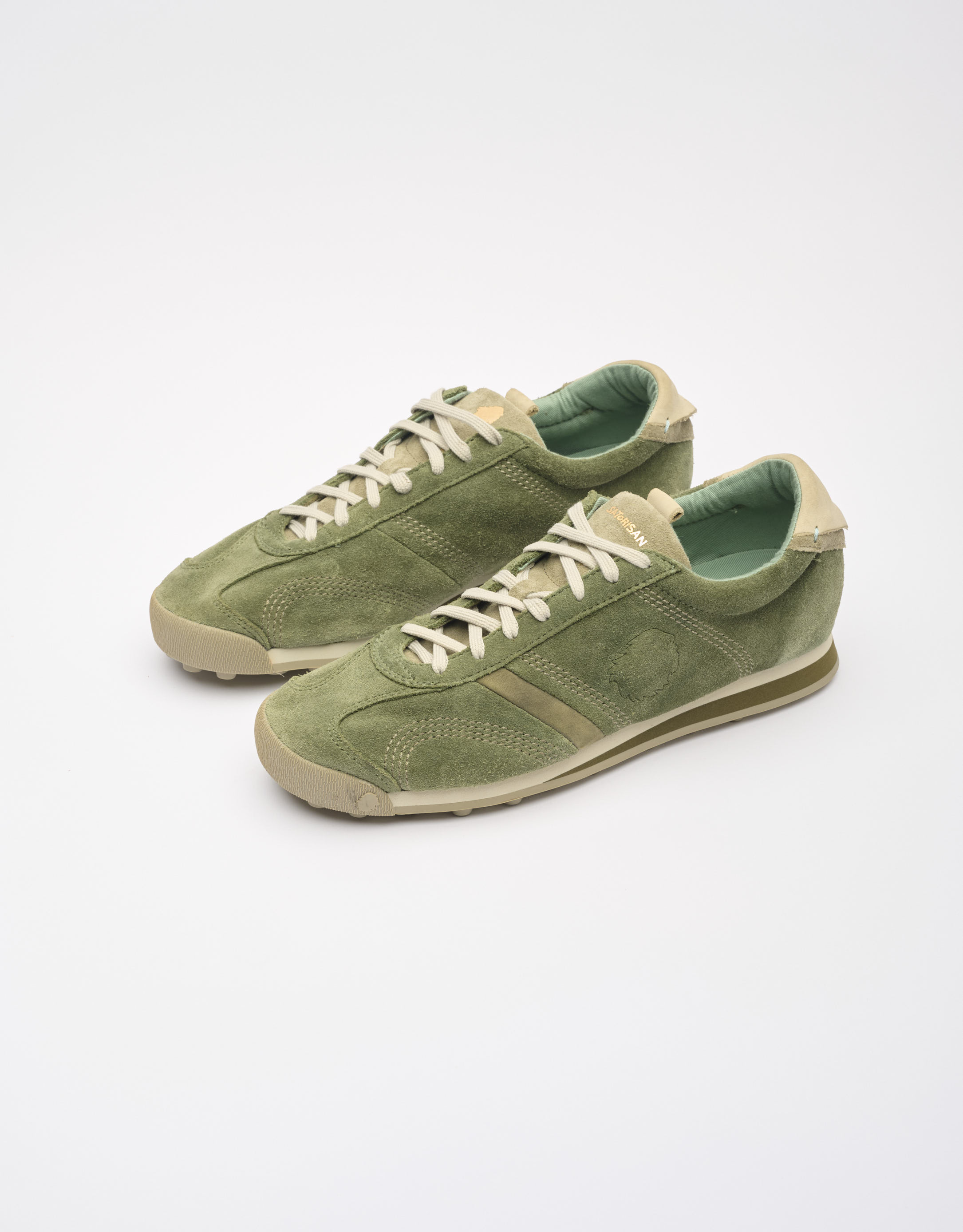 נעלי גברים - Satorisan - סניקרס זמש STARDUST - ירוק3