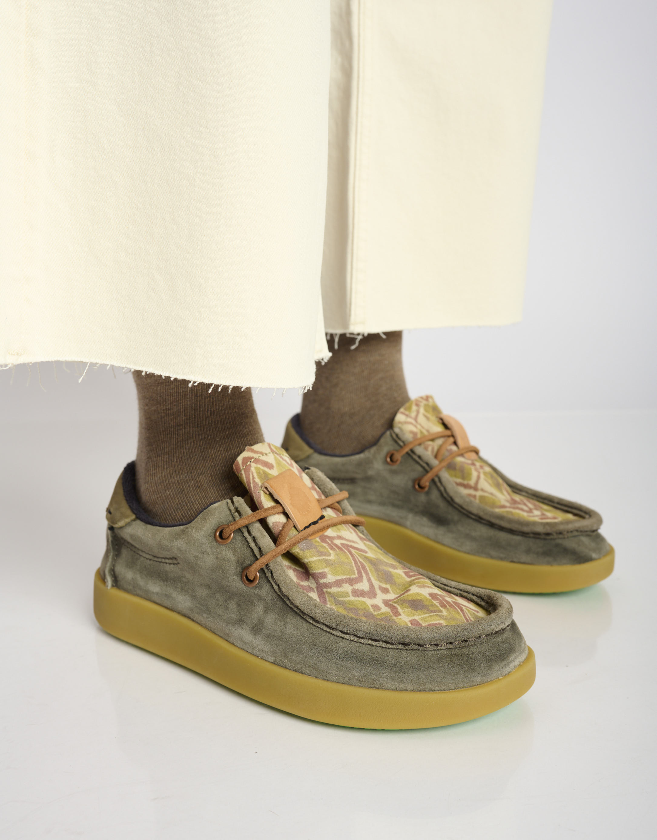 נעלי נשים - Satorisan - מוקסינים  KWAHU FANTASY - חאקי3