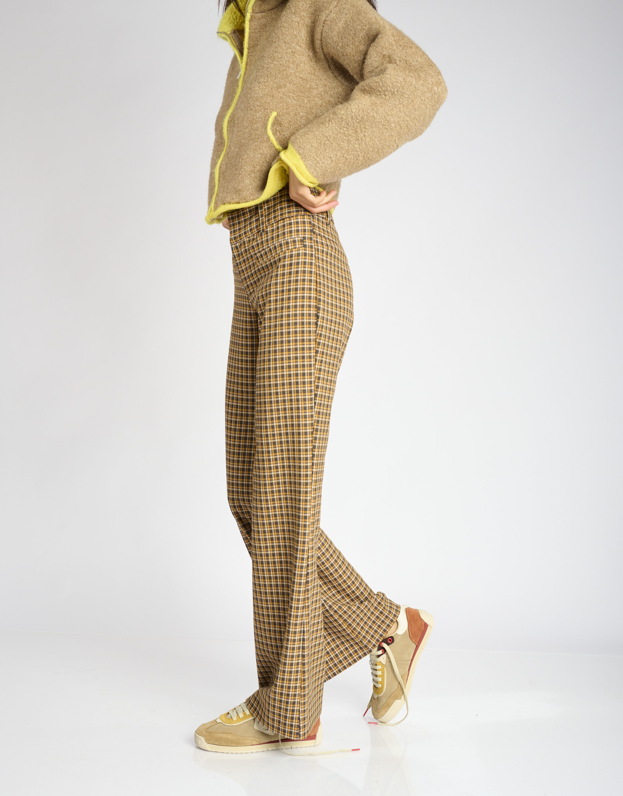 נעלי נשים - Satorisan - סניקרס זמש ENSO - בז'2