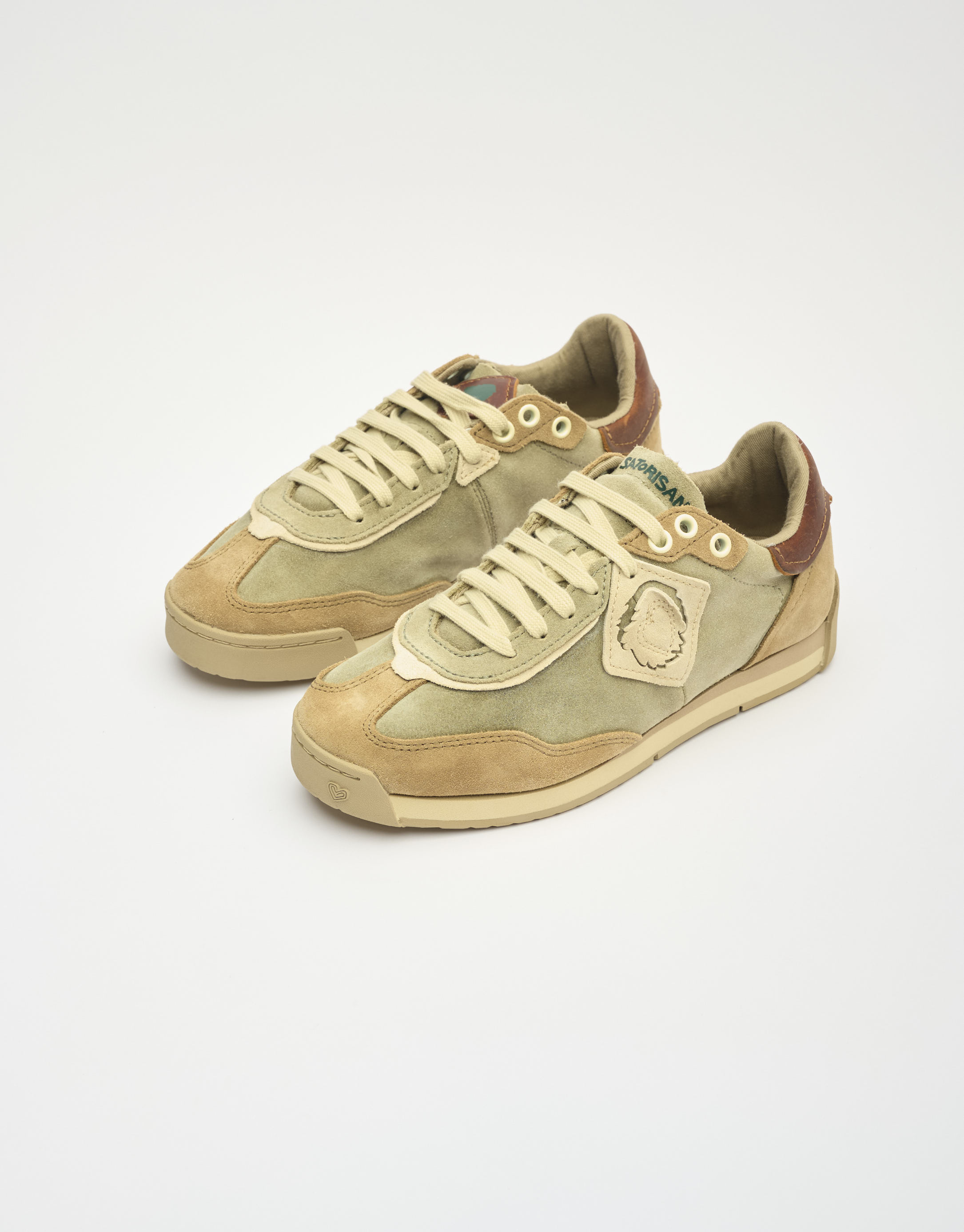 נעלי נשים - Satorisan - סניקרס זמש ENSO - אפור   בז'2