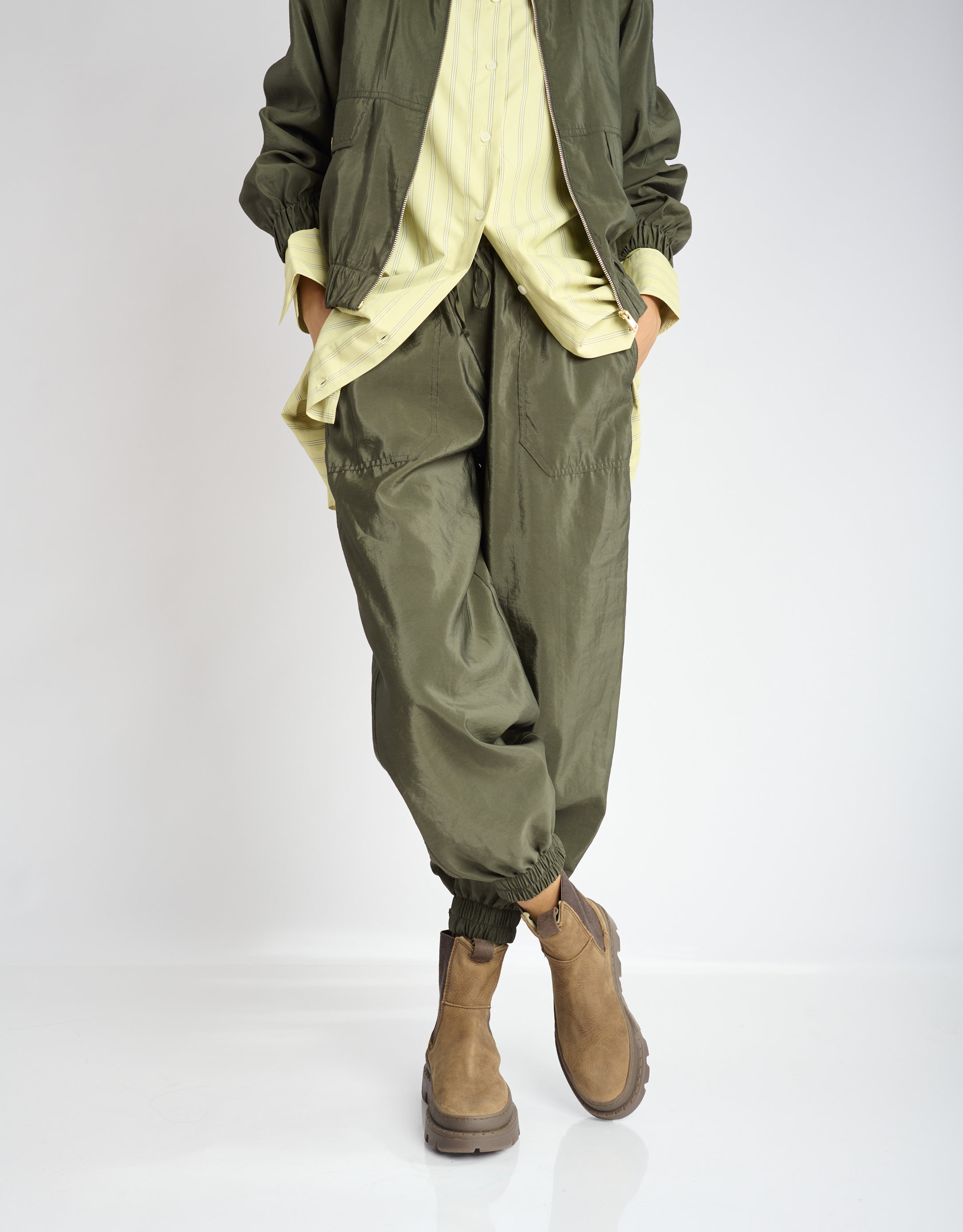 נעלי נשים - Satorisan - מגפונים UNALOME ELASTIC - חום3