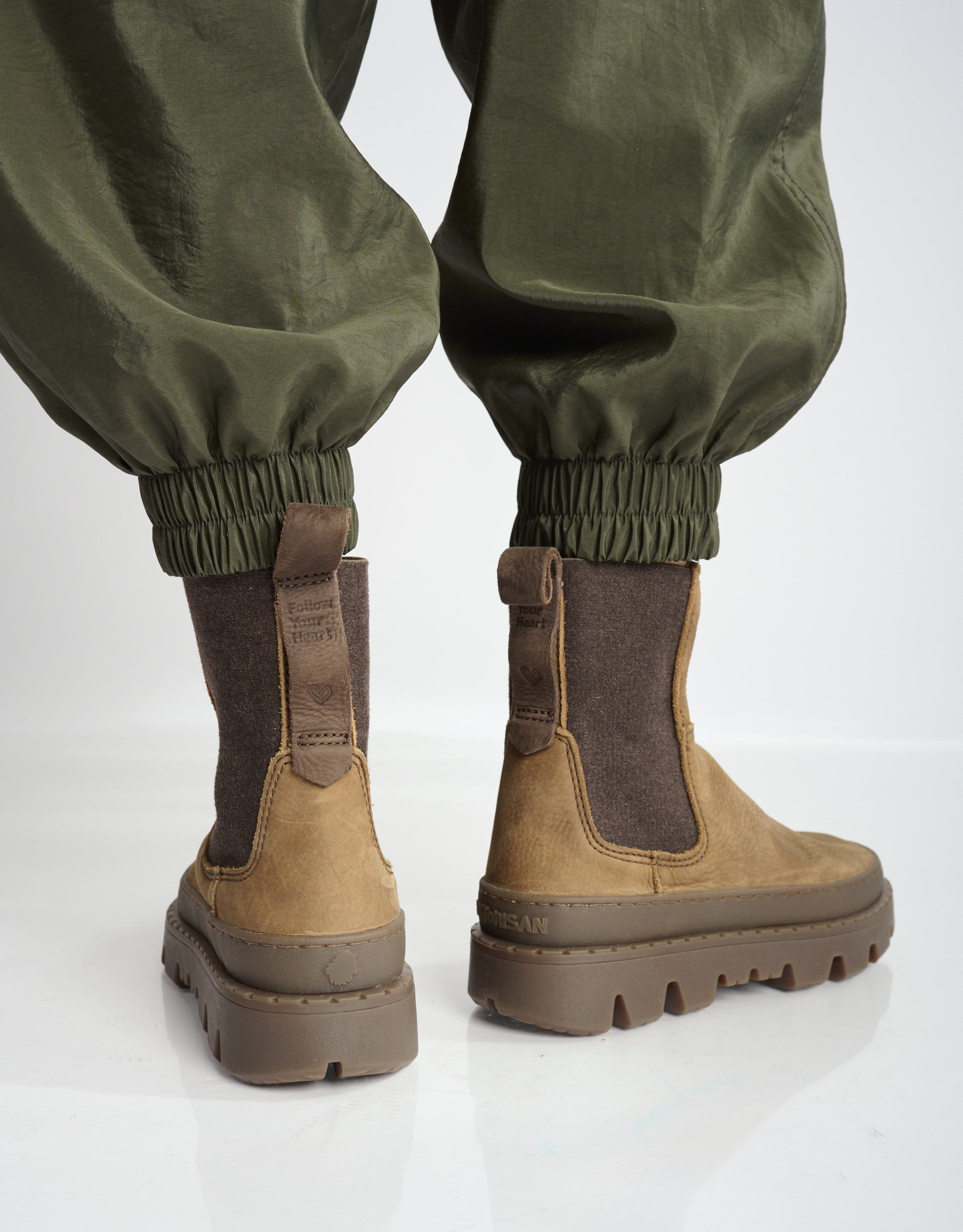 נעלי נשים - Satorisan - מגפונים UNALOME ELASTIC - חום4