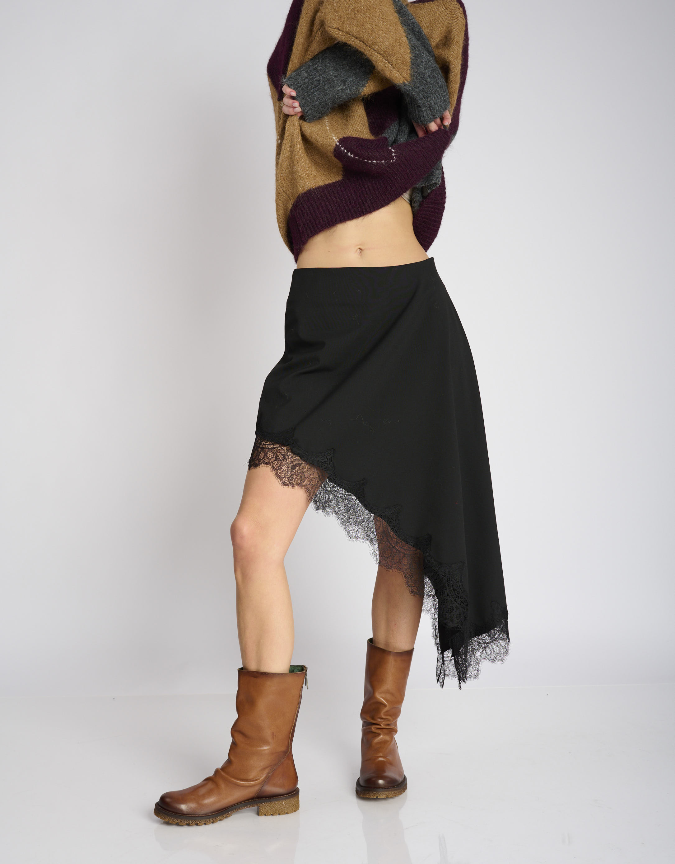 נעלי נשים - Felmini - מגפיים CASTER - חום1