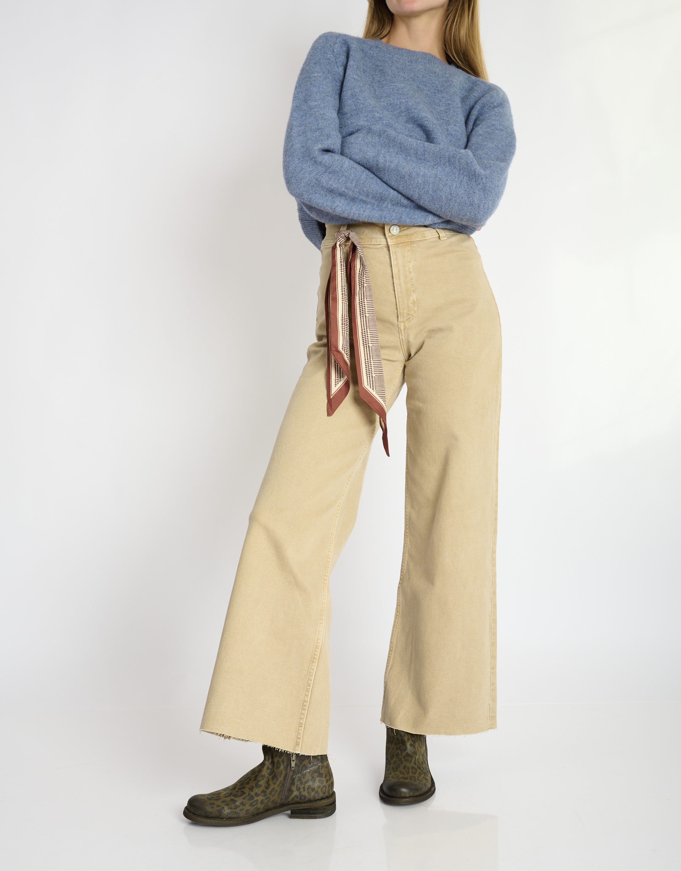 נעלי נשים - Felmini - מגפונים מנומרים GREDO - ירוק מנומר2