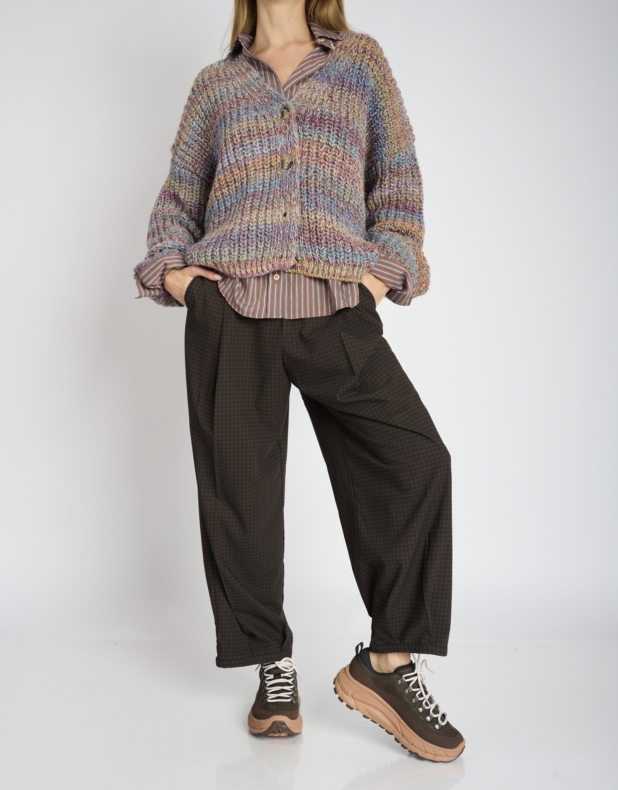 נעלי נשים - Hoka - סניקרס TOR SUMMIT - חום2