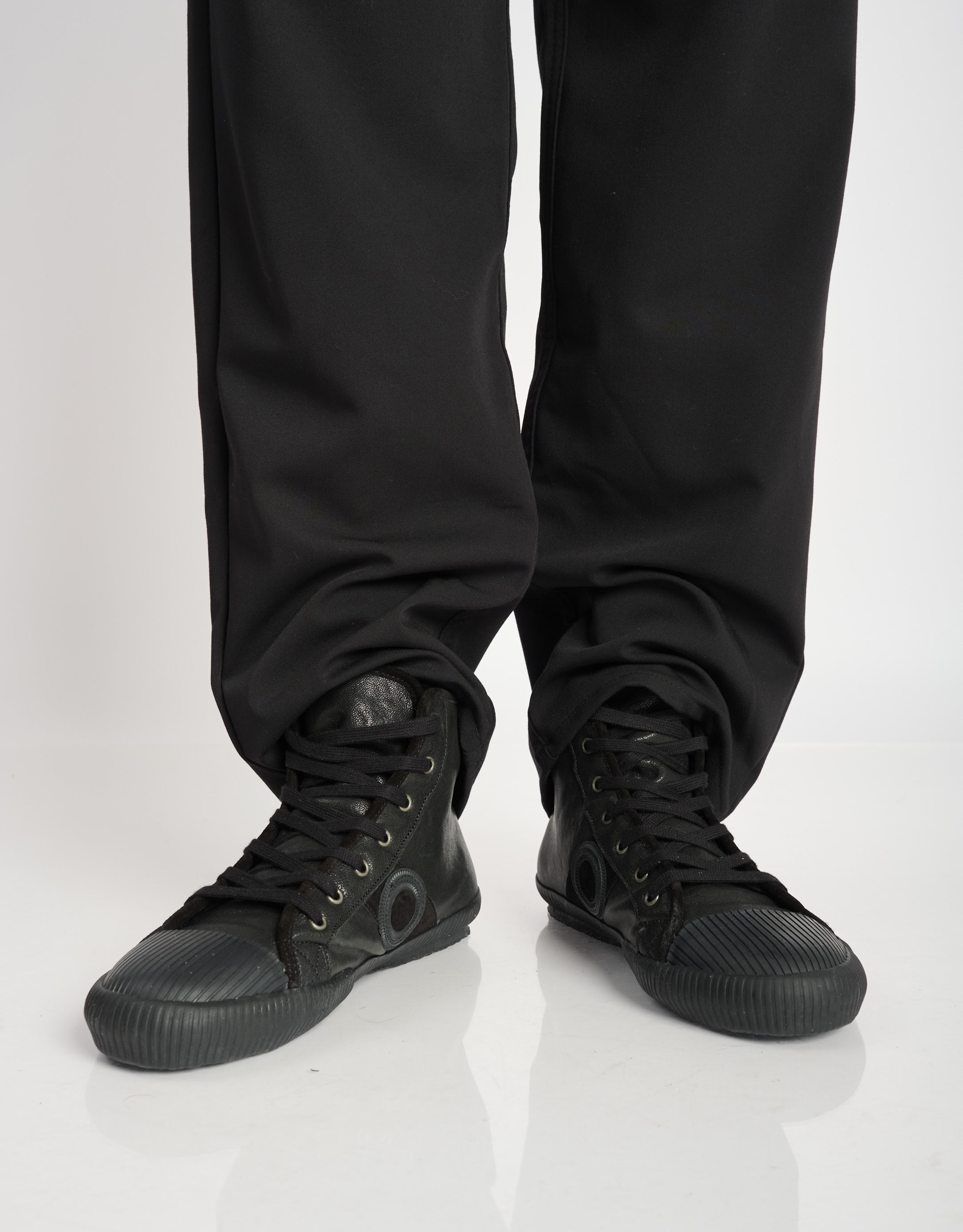 נעלי גברים - Aro - סניקרס גבוהות CHARLIE - שחור4