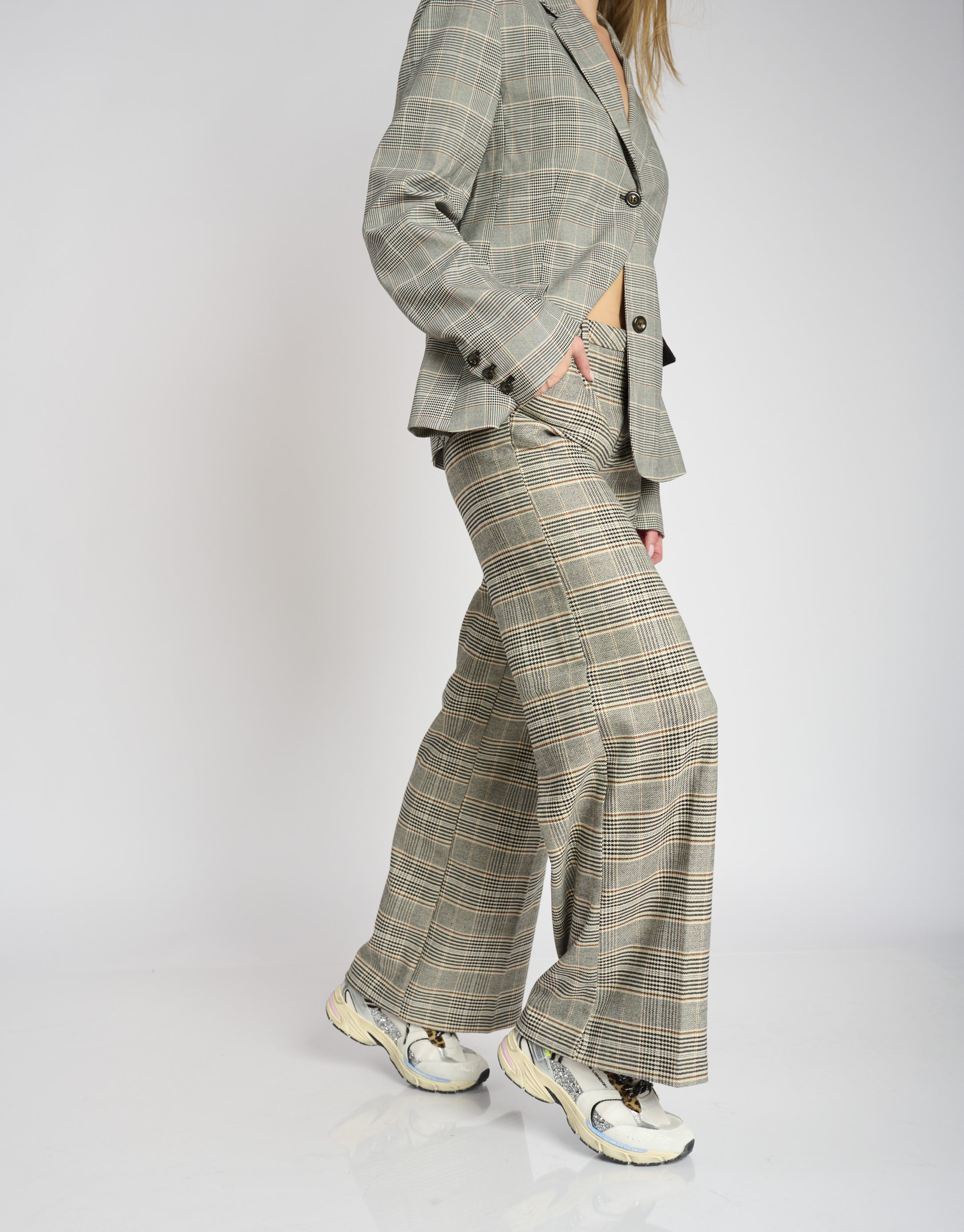 נעלי נשים - Crime London - סניקרס MIA - לבן2