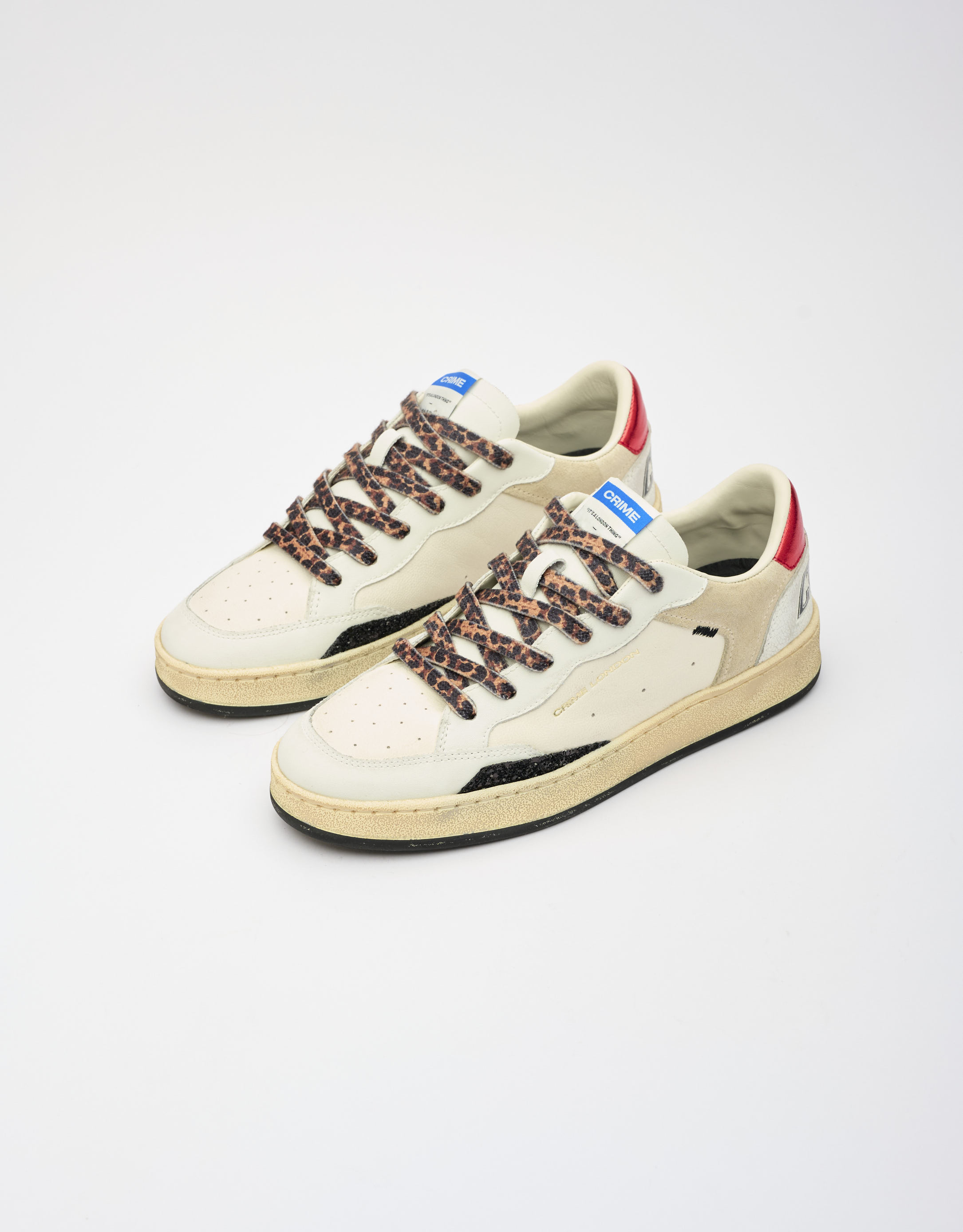 נעלי נשים - Crime London - סניקרס IGGY - לבן2
