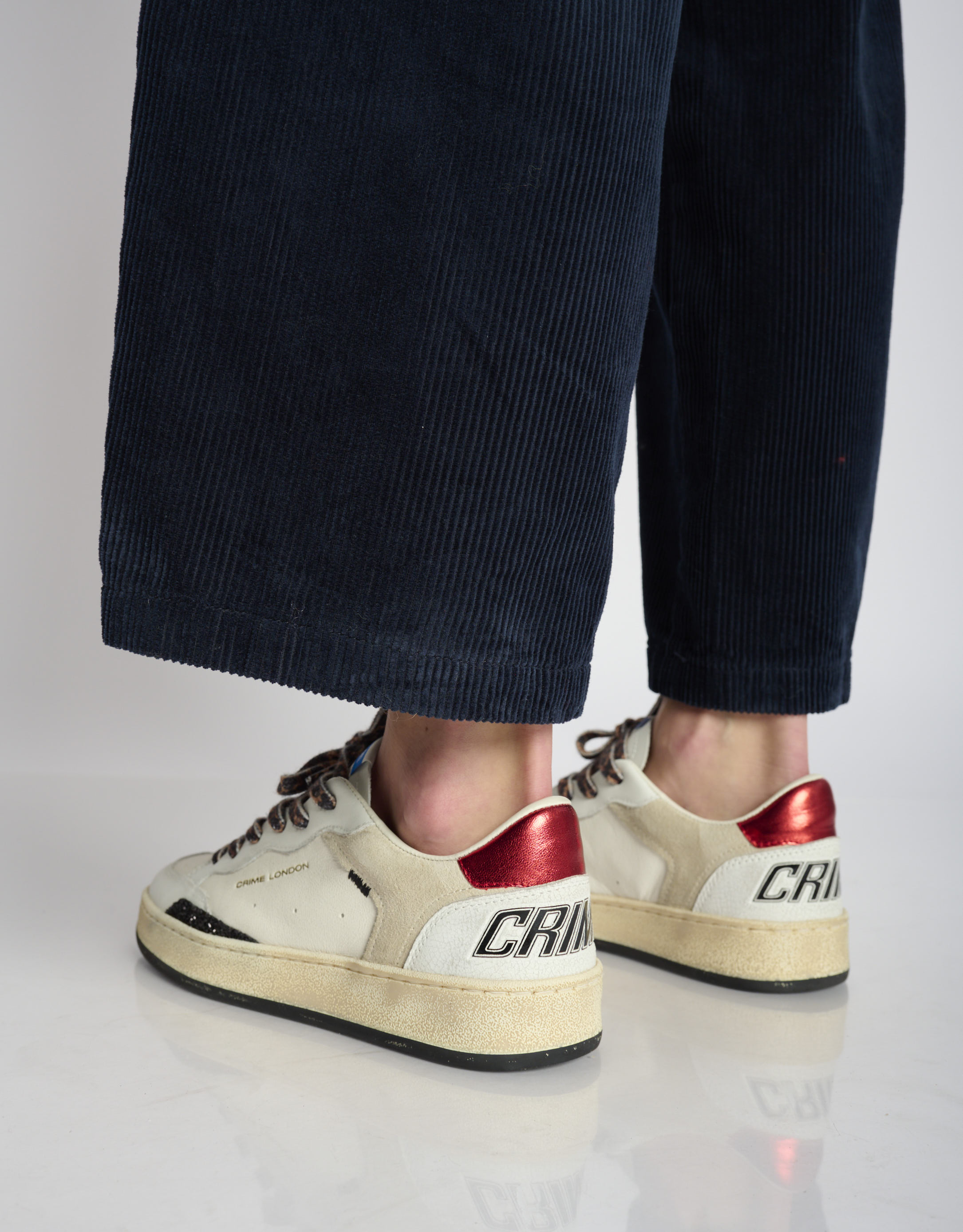 נעלי נשים - Crime London - סניקרס IGGY - לבן4