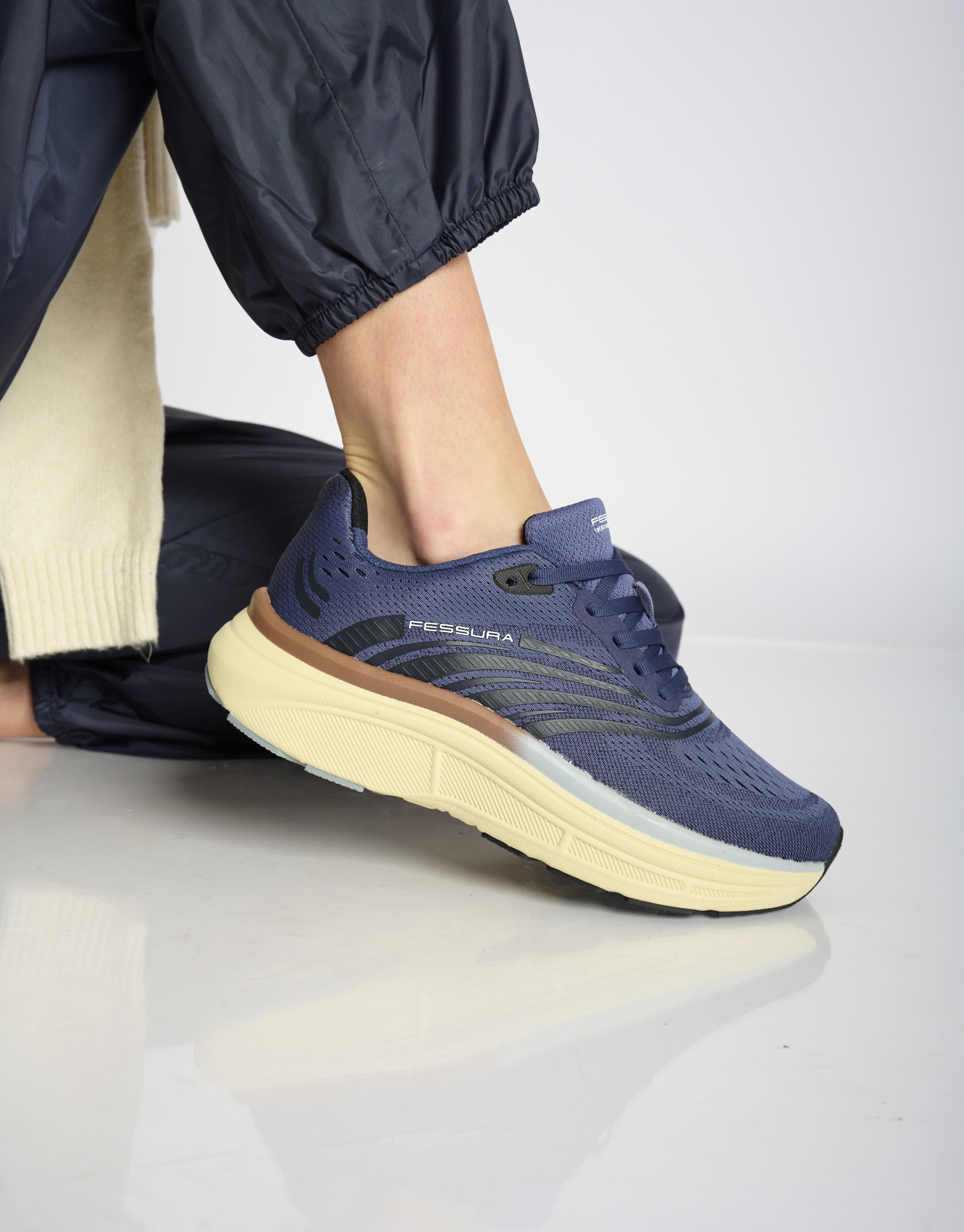 נעלי נשים - Fessura - סניקרס SPEED - כחול1