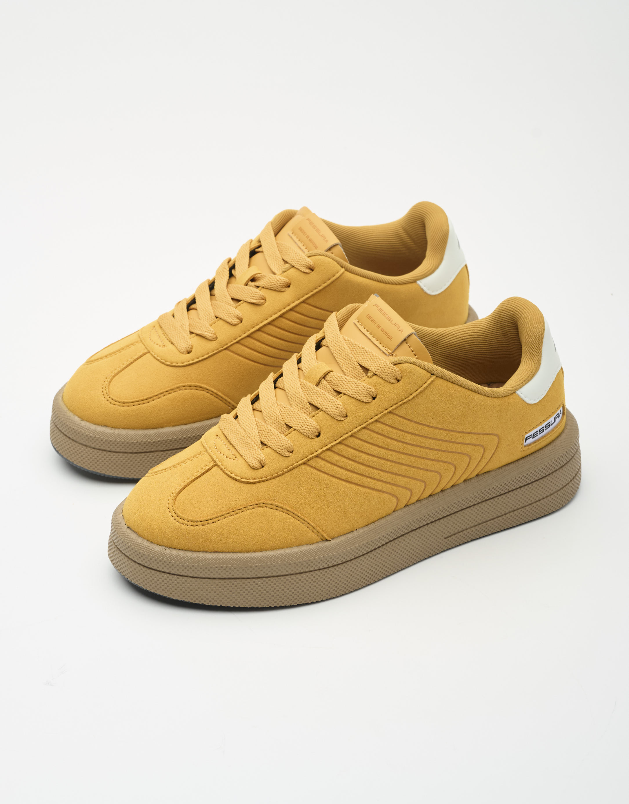 נעלי נשים - Fessura - סניקרס FOAM S - צהוב1
