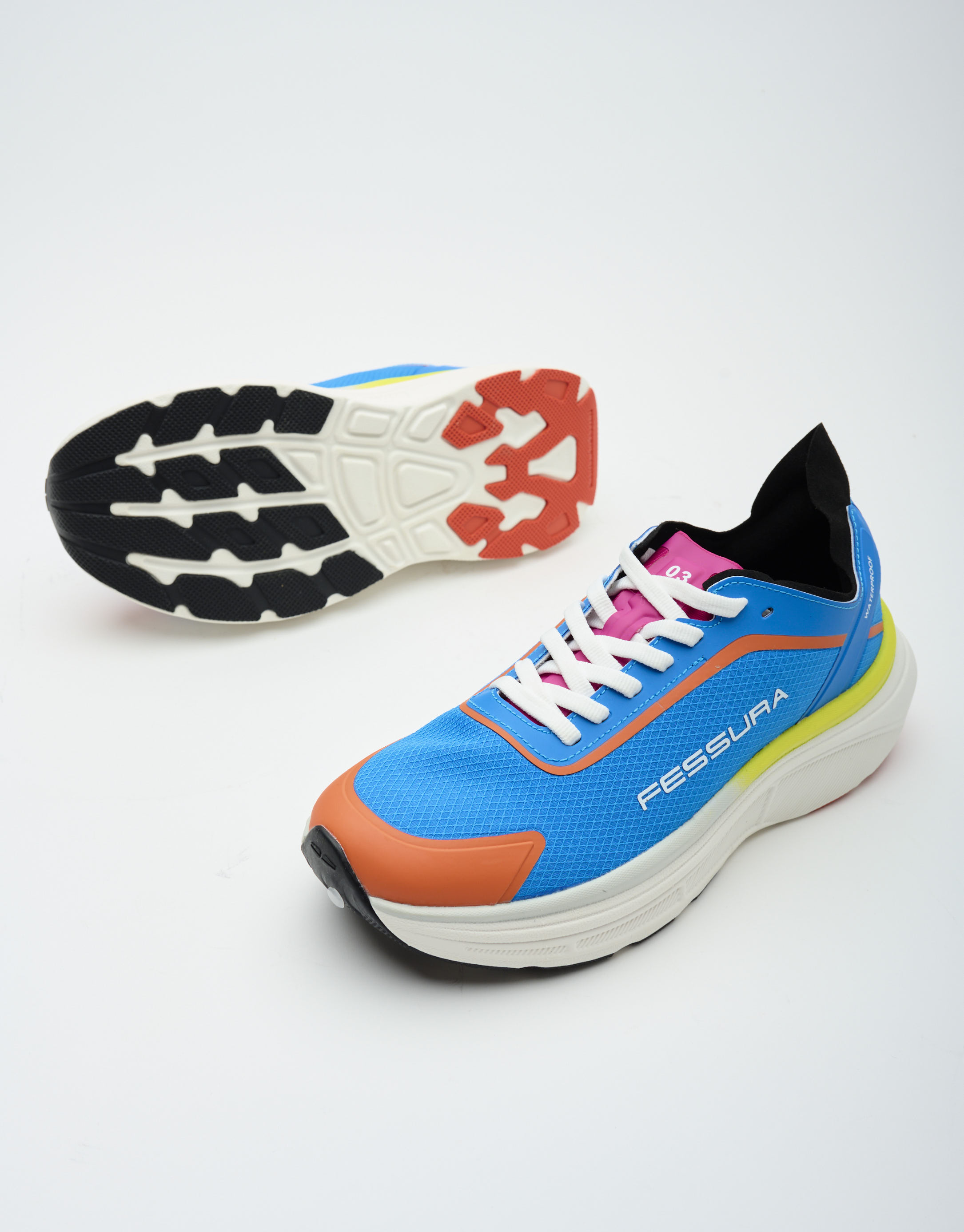 נעלי נשים - Fessura - סניקרס SPEED 3 - טורקיז2