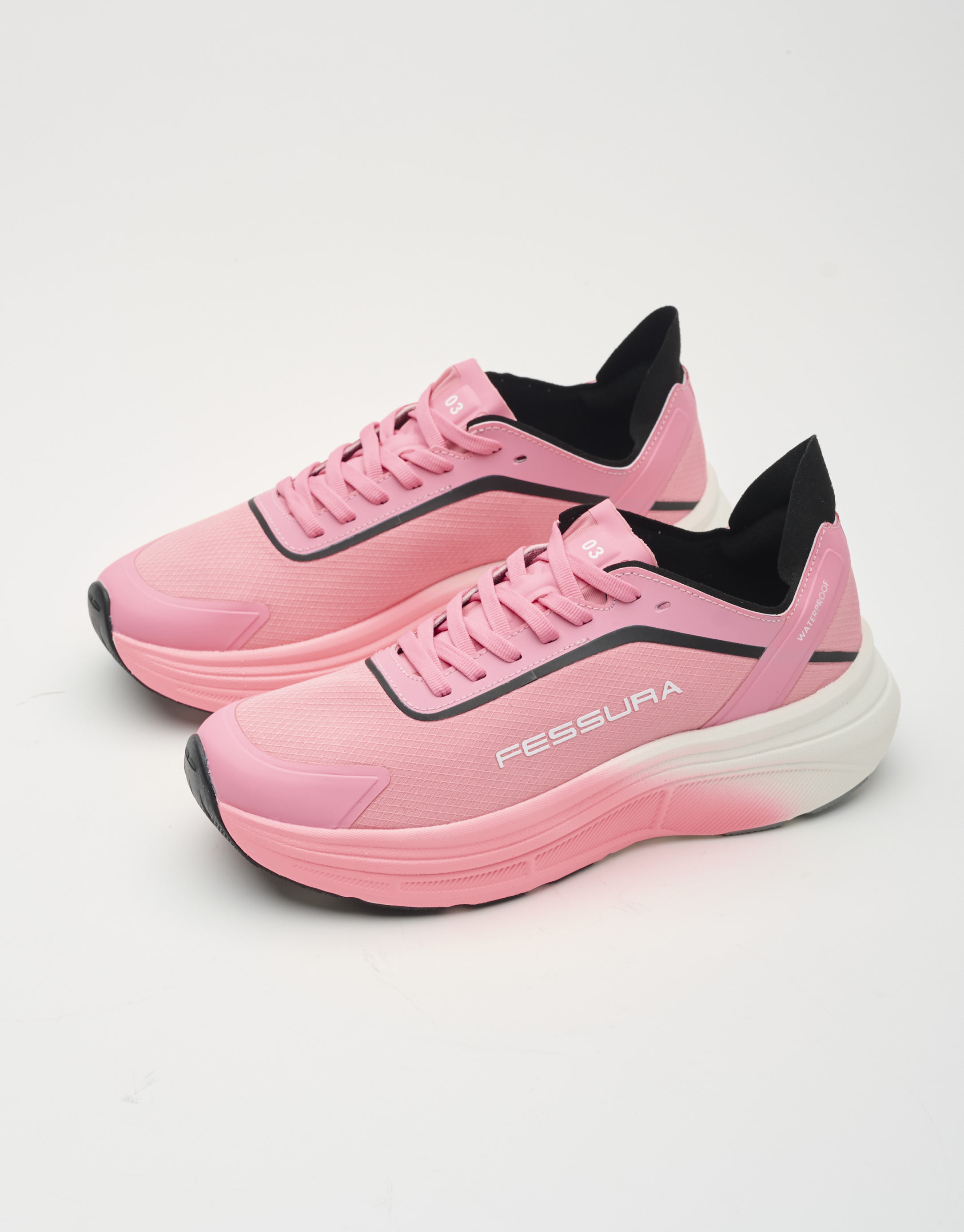 נעלי נשים - Fessura - סניקרס SPEED 3 - ורוד2