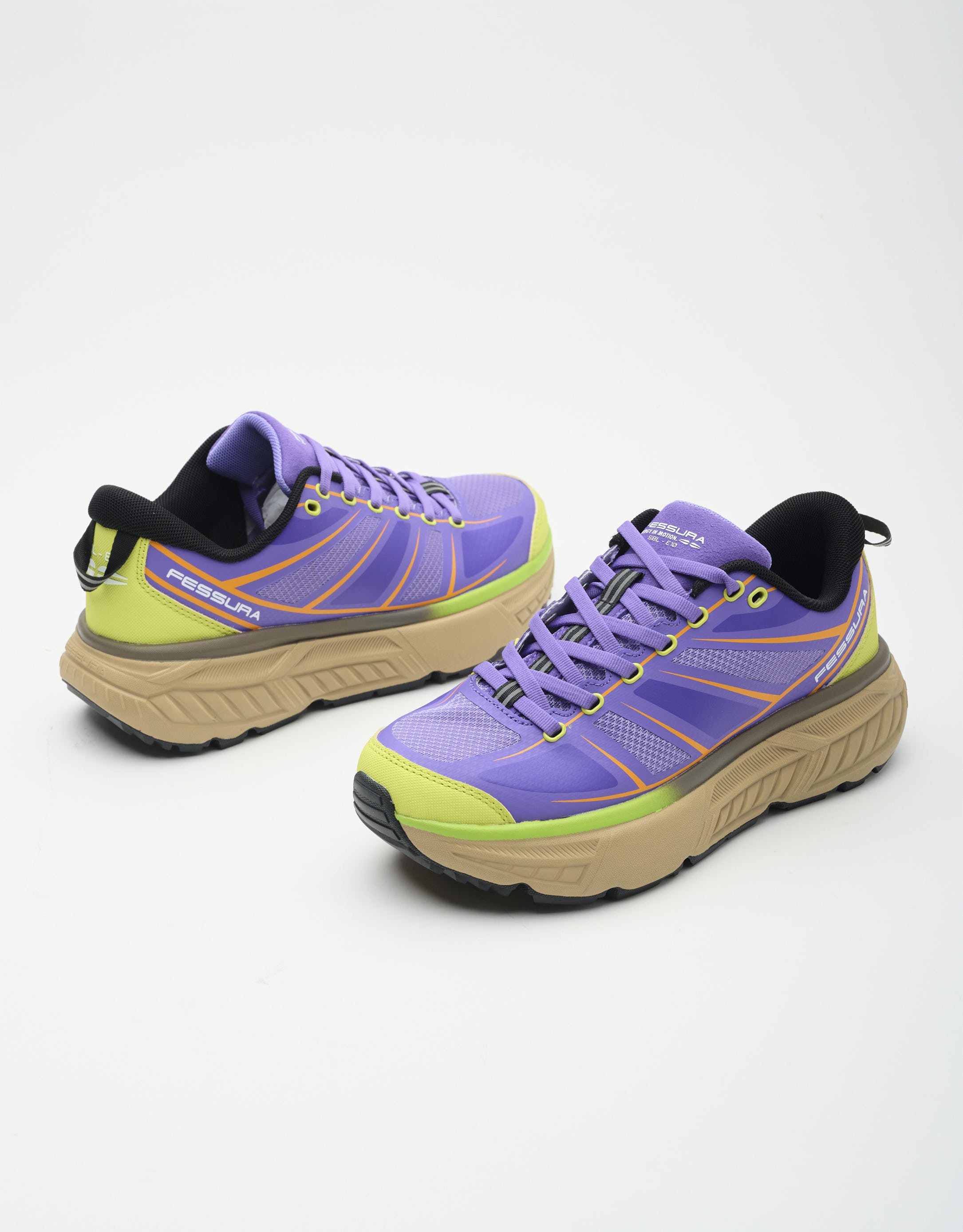 נעלי נשים - Fessura - סניקרס TRAIL SBL - סגול3