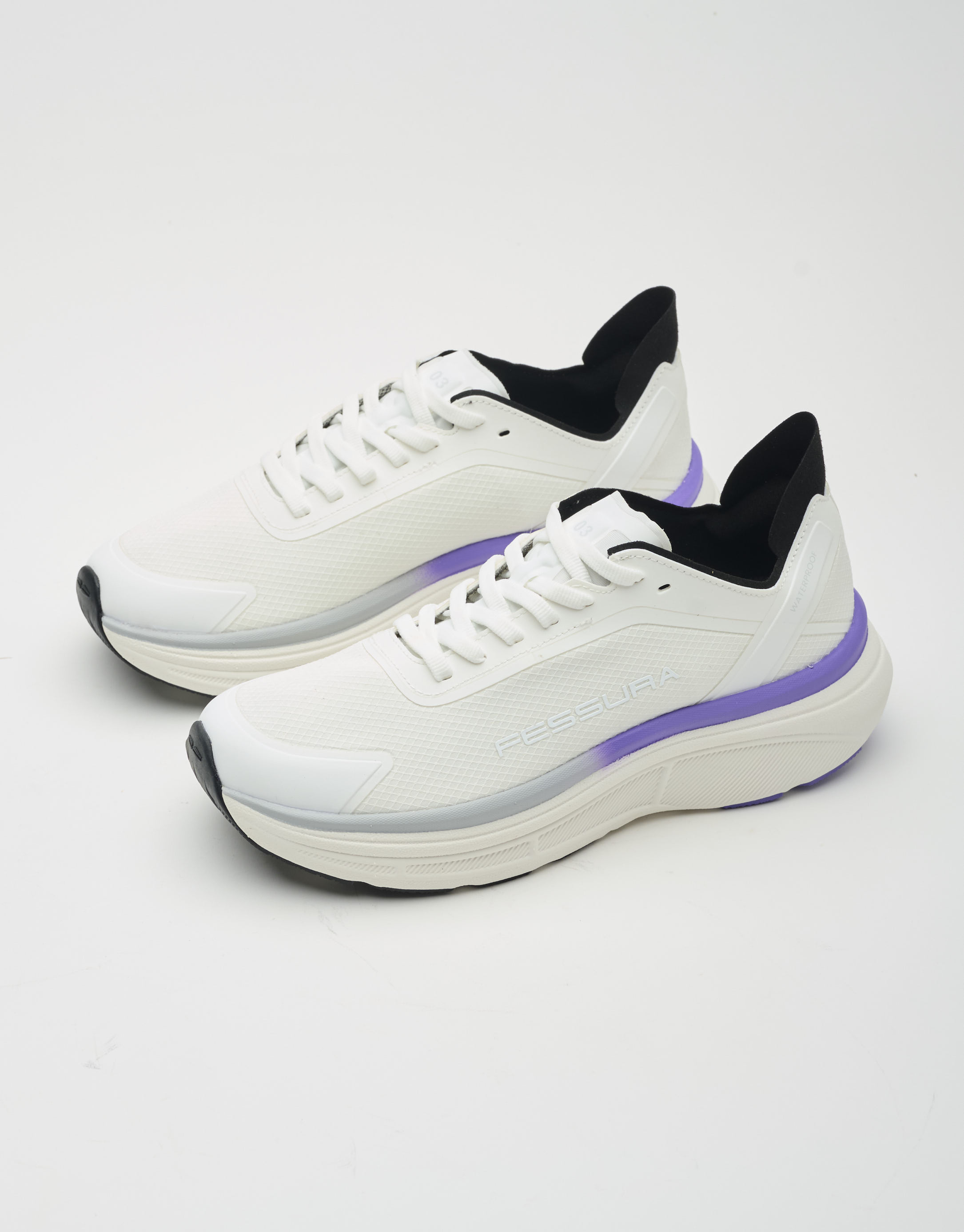 נעלי נשים - Fessura - סניקרס SPEED 3 - לבן4