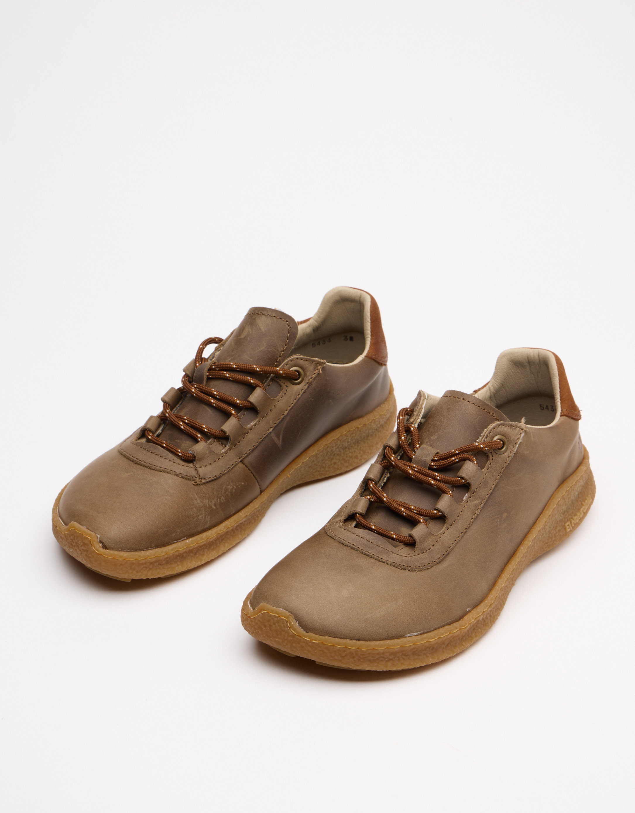 נעלי נשים - El Naturalista - נעלי עור OROEL - אפור חום2