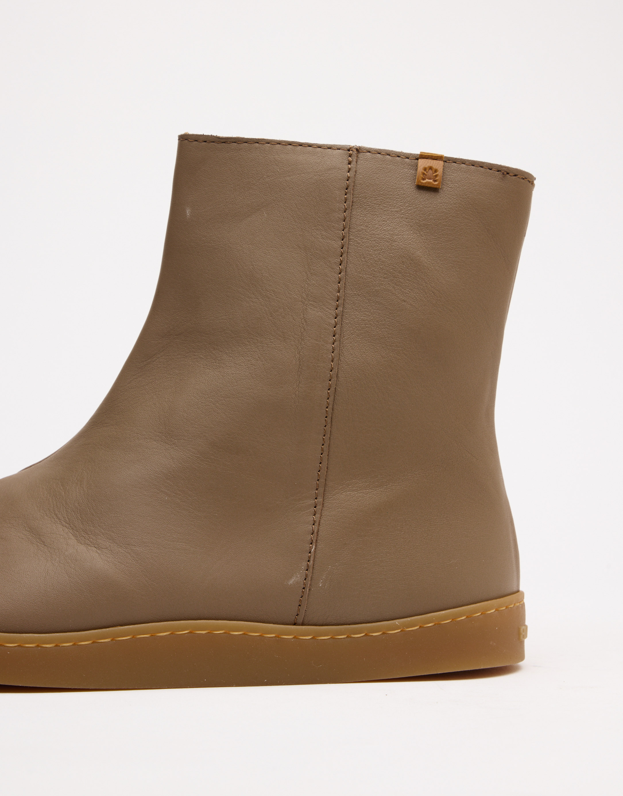 נעלי נשים - El Naturalista - מגפוני עור ORIGEN - אפור חום4