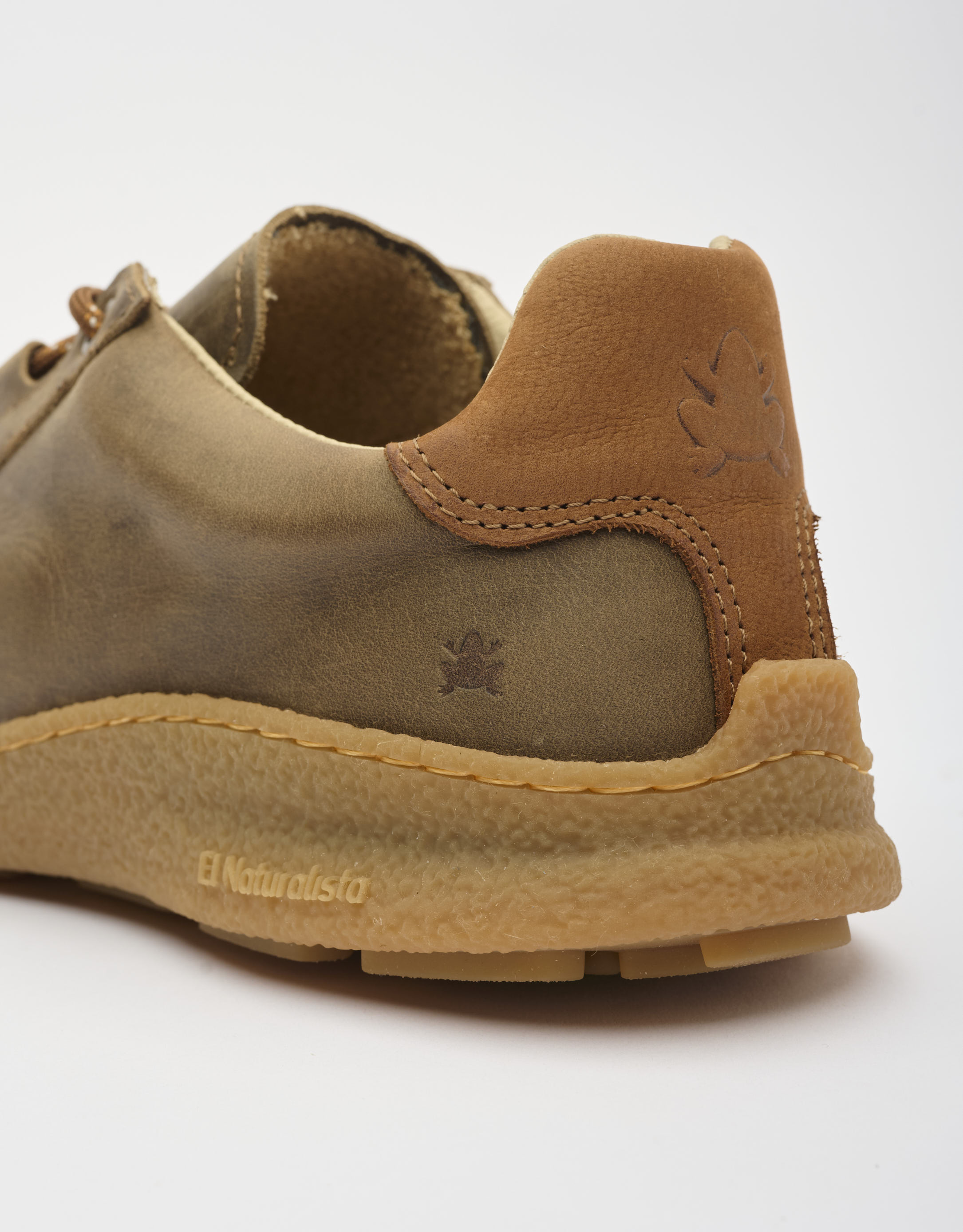 נעלי גברים - El Naturalista - נעלי עור OROEL - אפור חום4