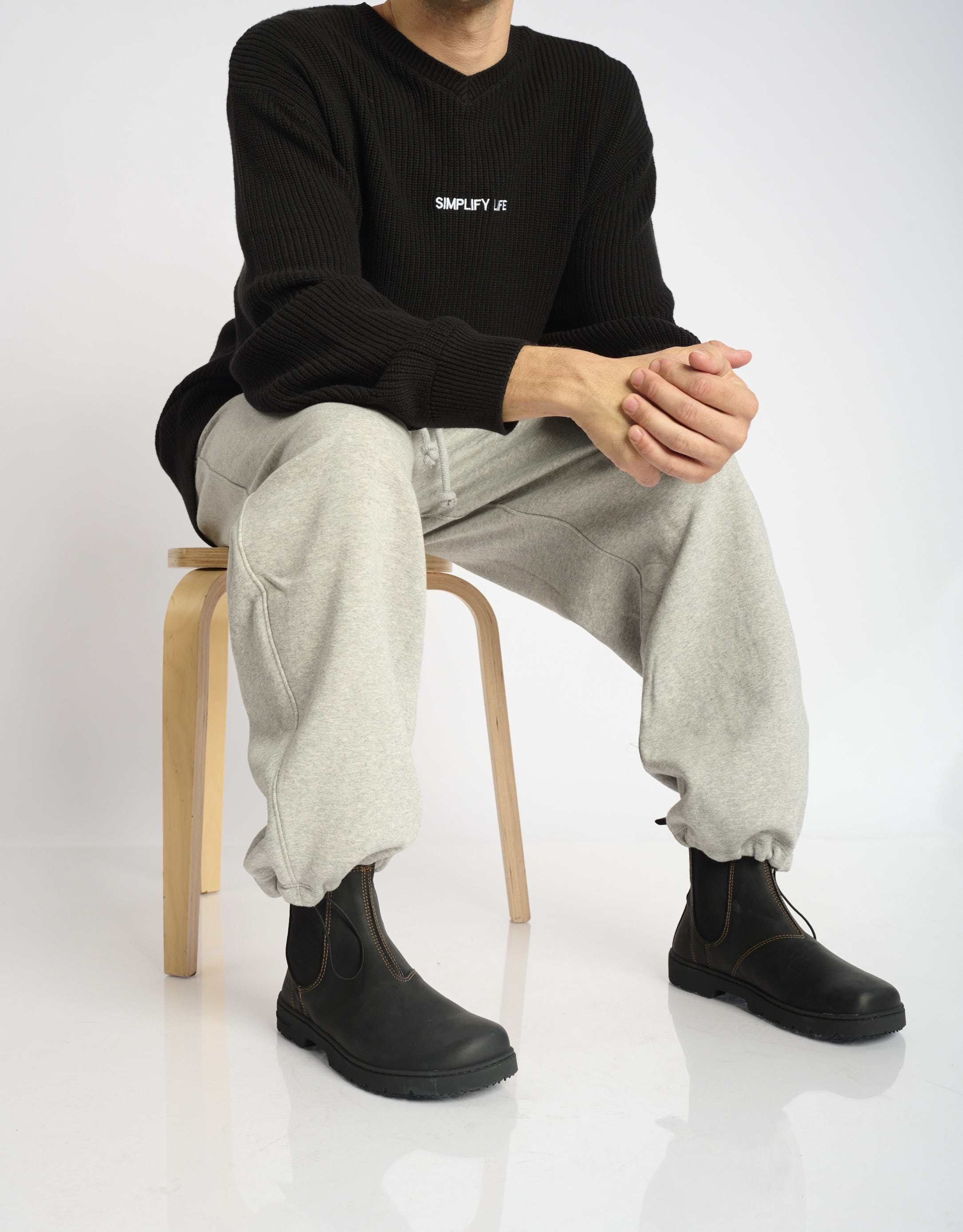 נעלי גברים - El Naturalista - מגפוני צ'לסי NOMADA - שחור2