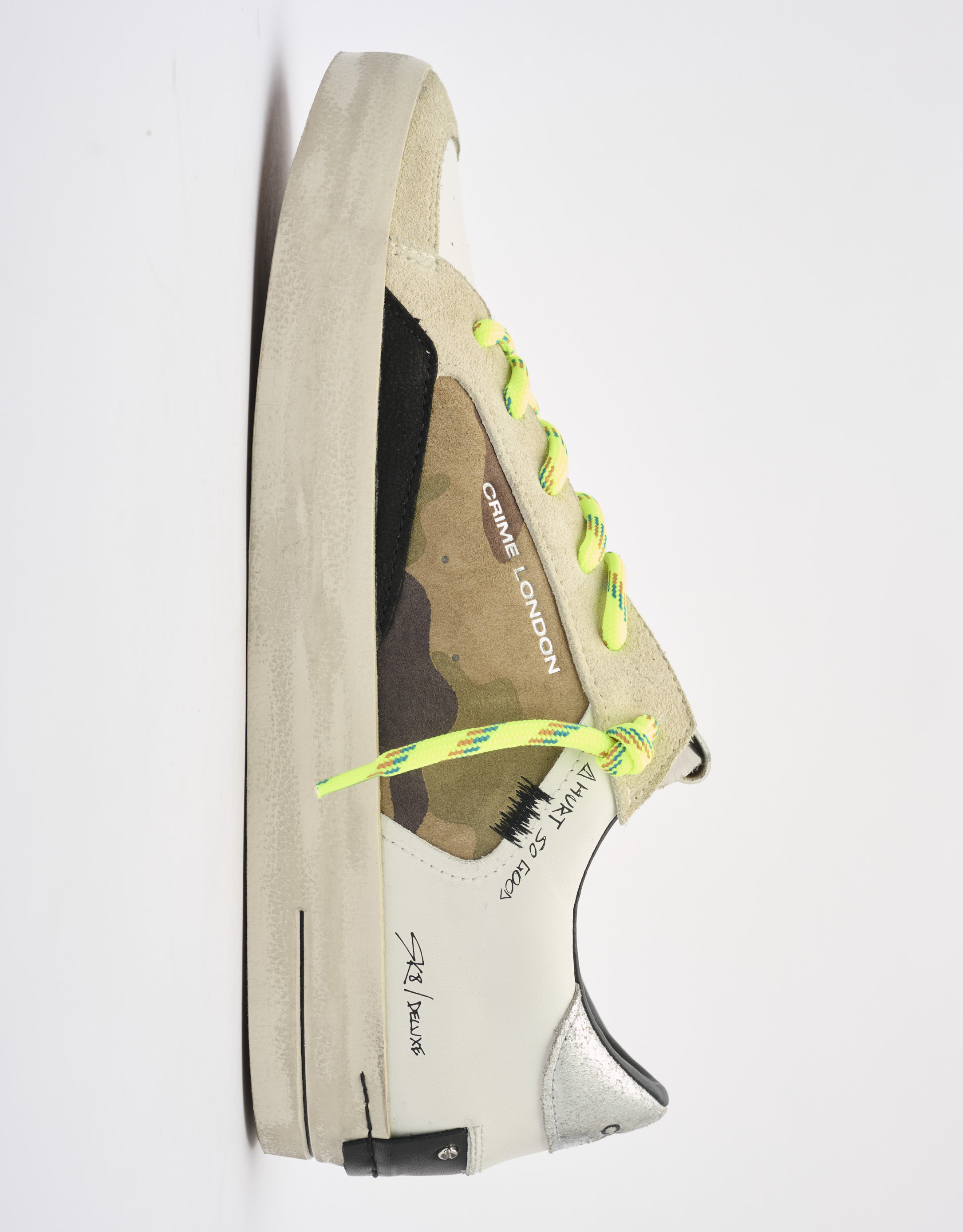 נעלי גברים - Crime London - סניקרס ALBIE - צבאי1