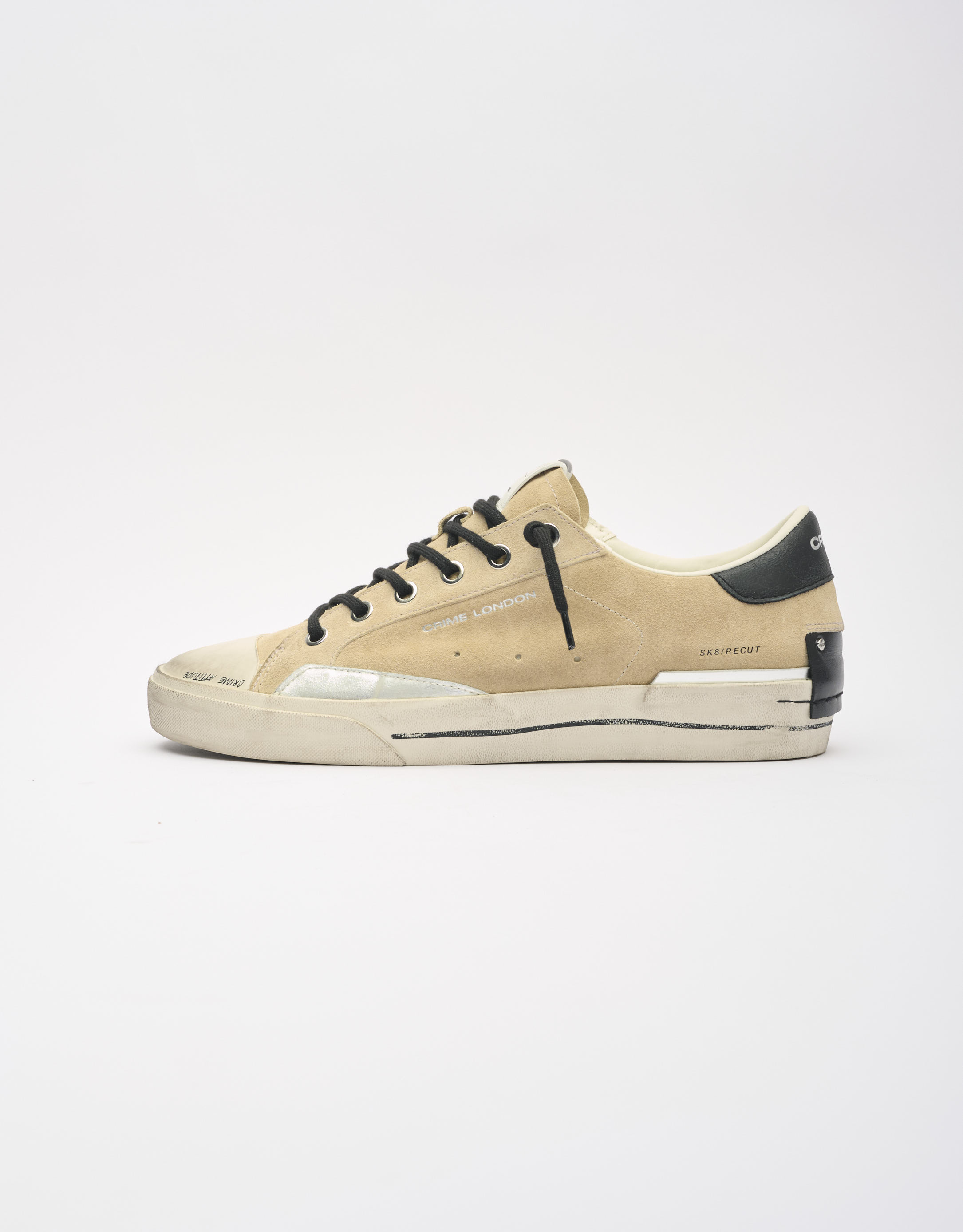 נעלי גברים - Crime London - סניקרס PAUL - בז'4