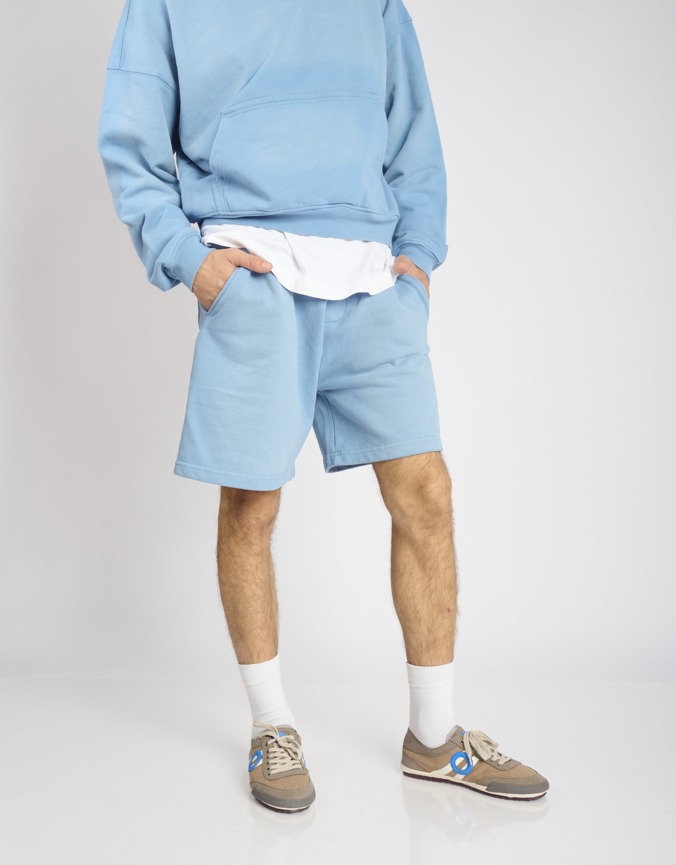 נעלי גברים - Aro - סניקרס בד IDO - חום1