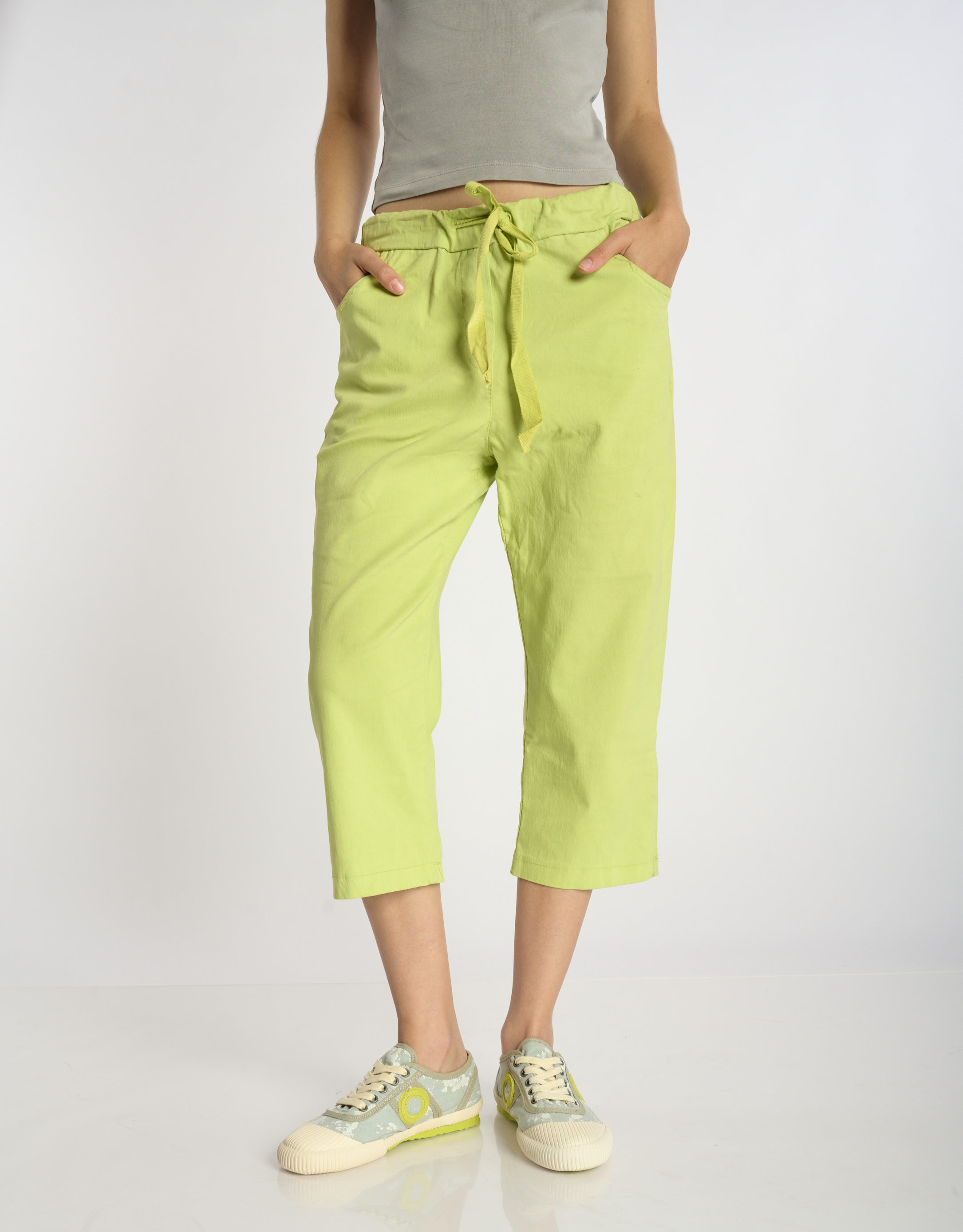 נעלי נשים - Aro - סניקרס בד CHARLIE C - אפור בהיר3