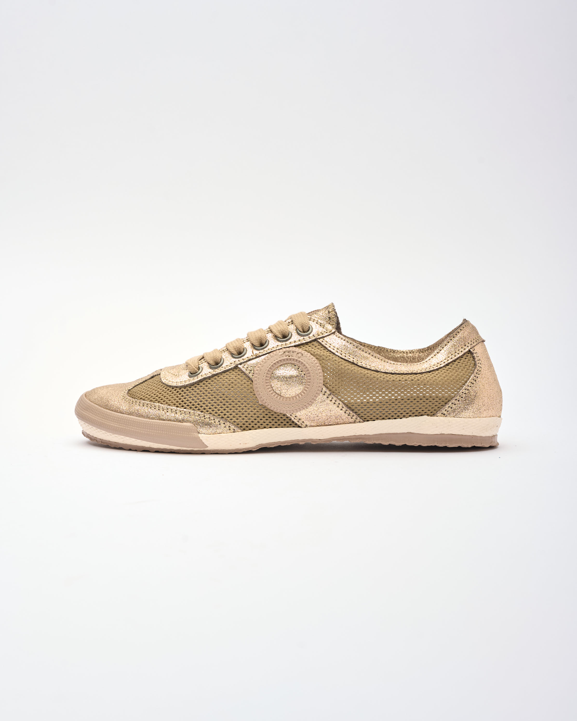 נעלי נשים - Aro - סניקרס JOANETA מבריקות - ברונזה3